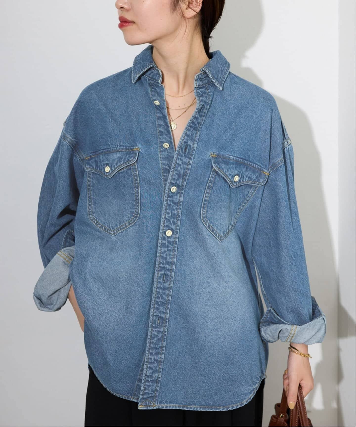 WEB限定/追加予約》LE DENIM BDUデニムシャツ（シャツ／ブラウス 