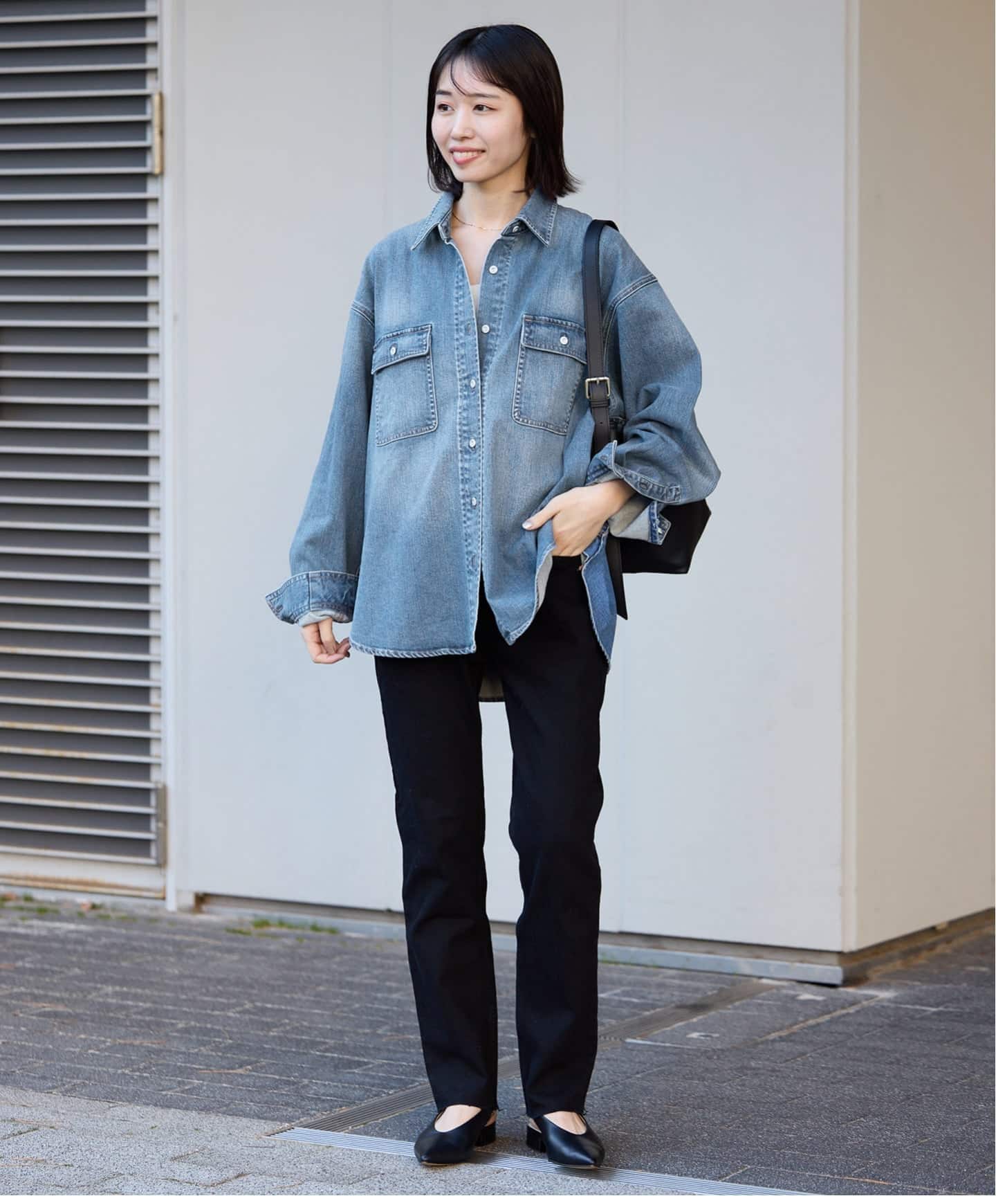Healthy DENIM SLOBE別注デニムシャツ　petit Almond Healthy DENIM/ヘルシーデニム SLOBE別注 デニムシャツ petit Almond