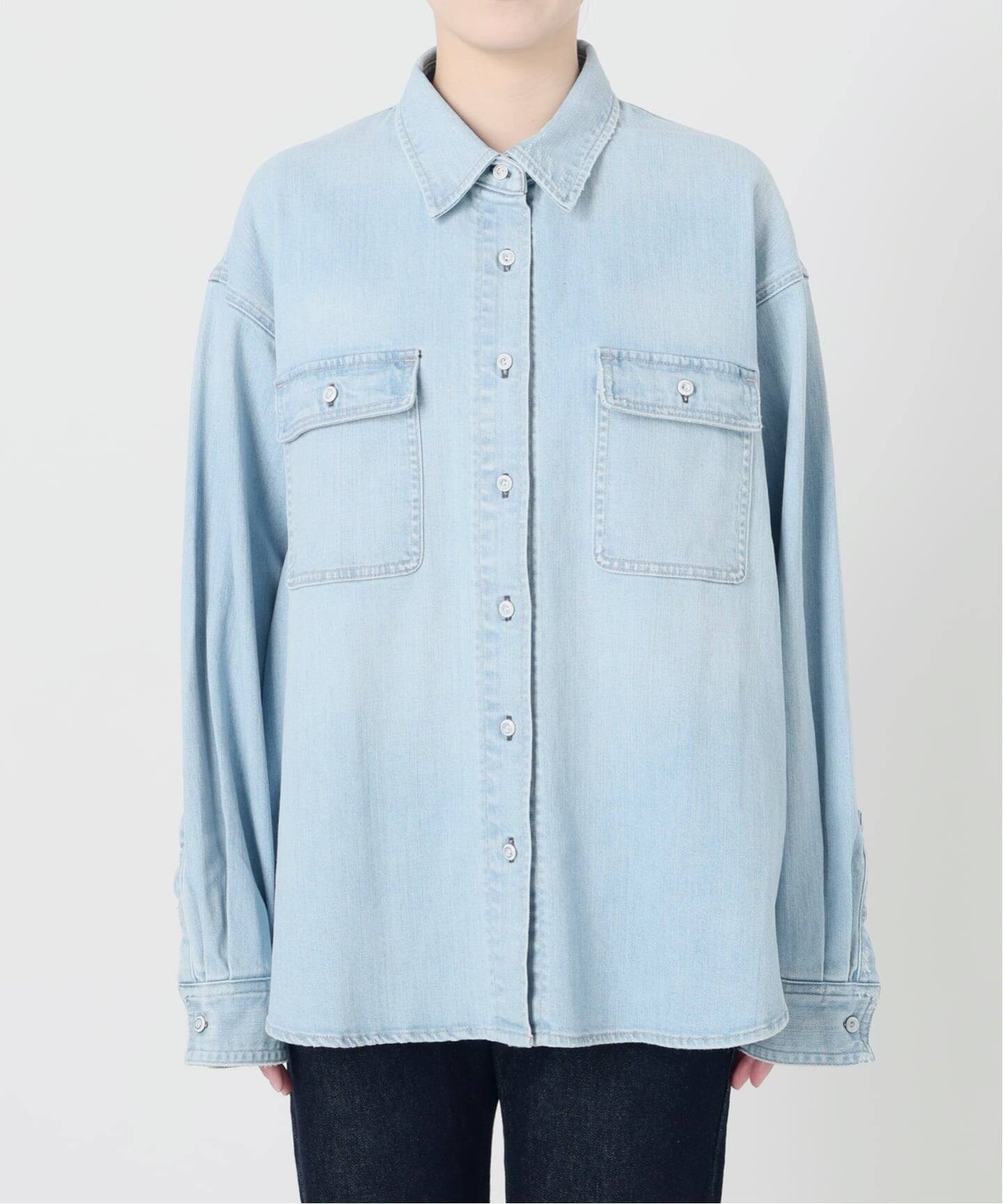Healthy DENIM SLOBE別注デニムシャツ　petit Almond Healthy DENIM/ヘルシーデニム SLOBE別注 デニムシャツ petit Almond