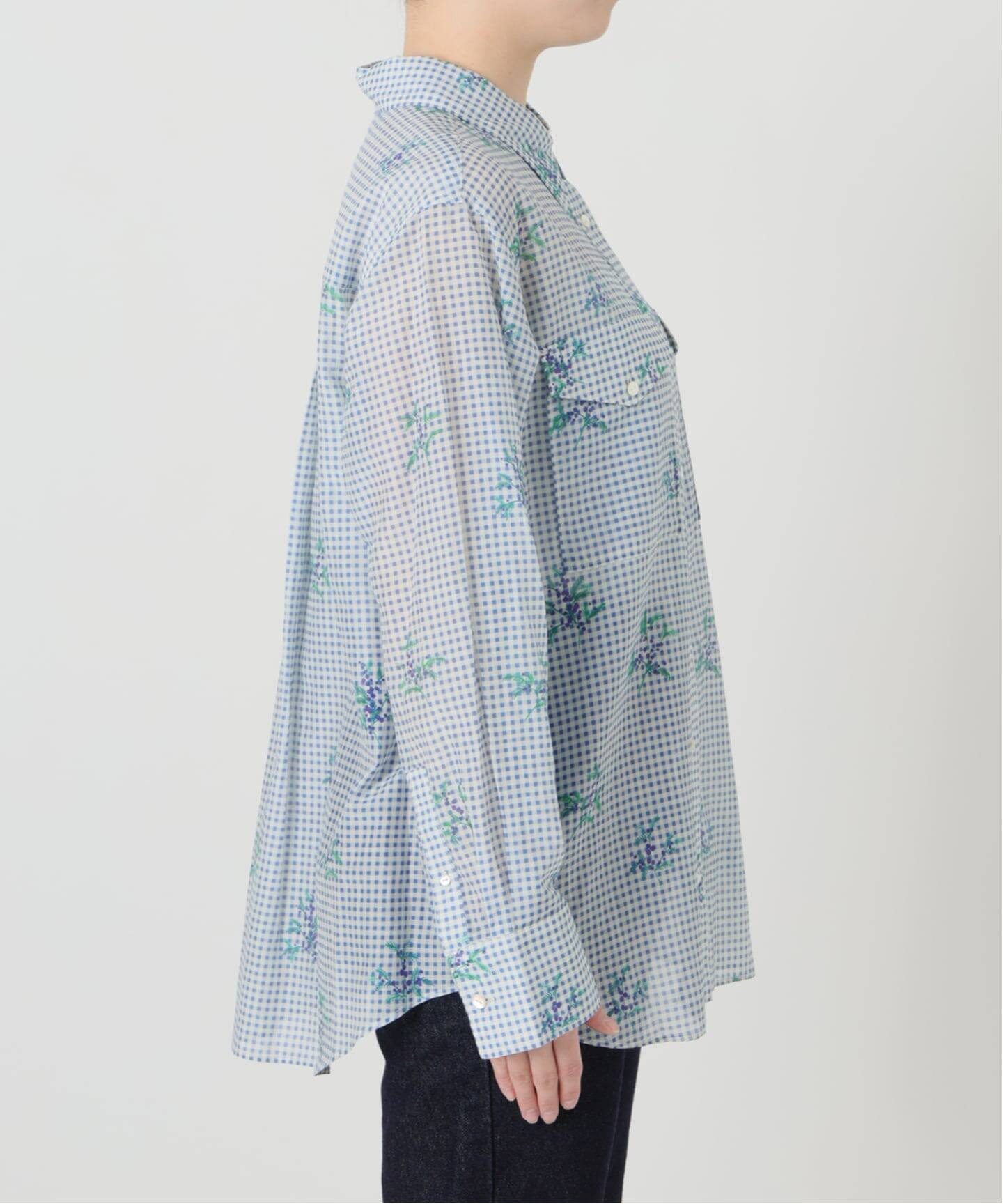 Margaux Dereume × SLOBE cotton silk mix シャツ（シャツ／ブラウス