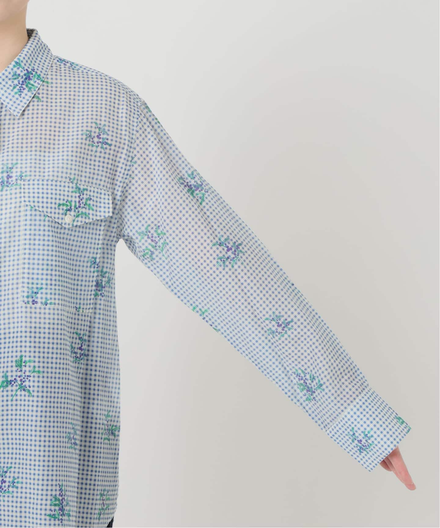 Margaux Dereume × SLOBE cotton silk mix シャツ（シャツ／ブラウス