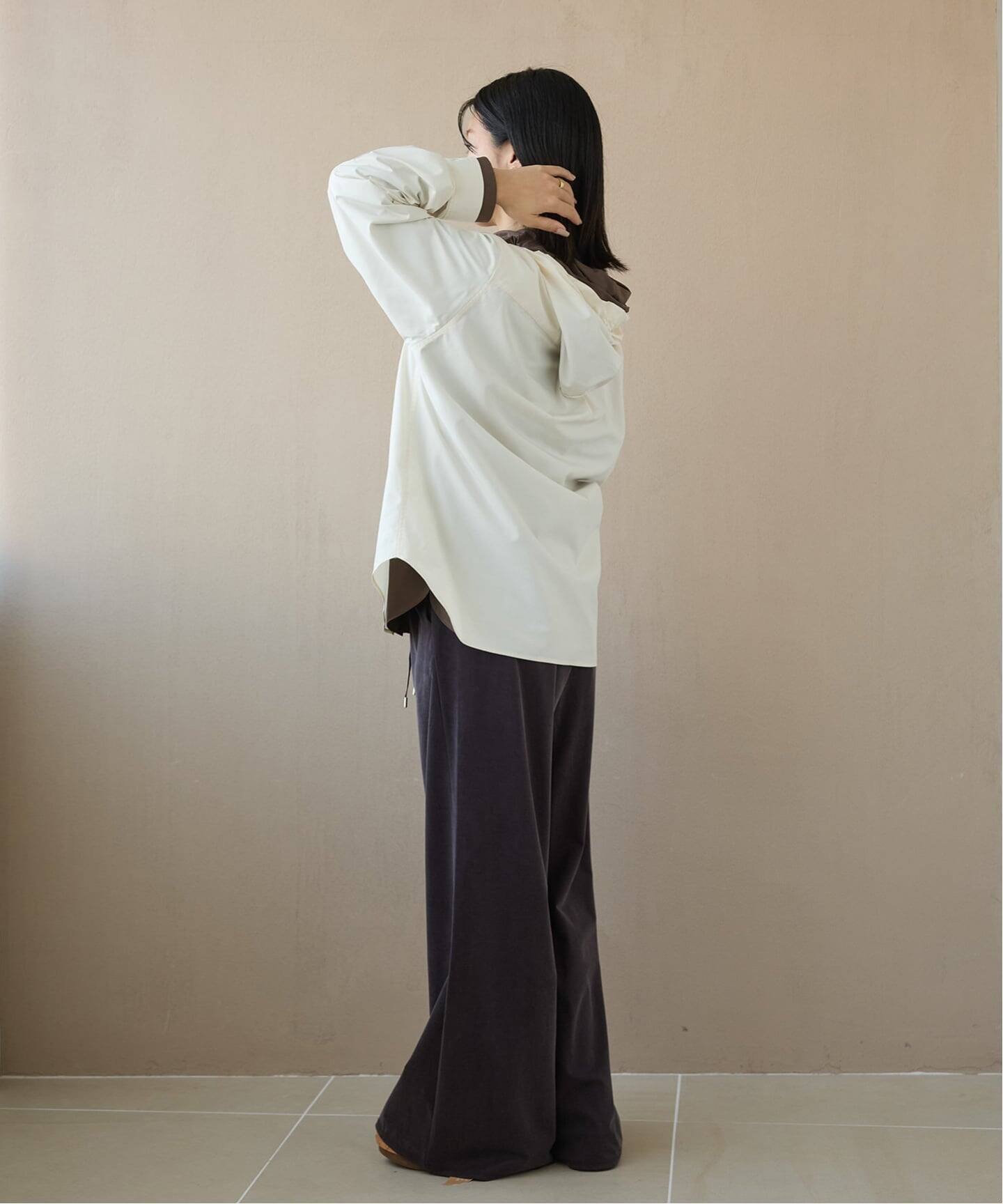 26年 極上美品 IENA LA BOUCLE ライトタフタフーテッドシャツ IENA LA BOUCLE - 26年 極上美品 IENA LA BOUCLE ライトタフタフー