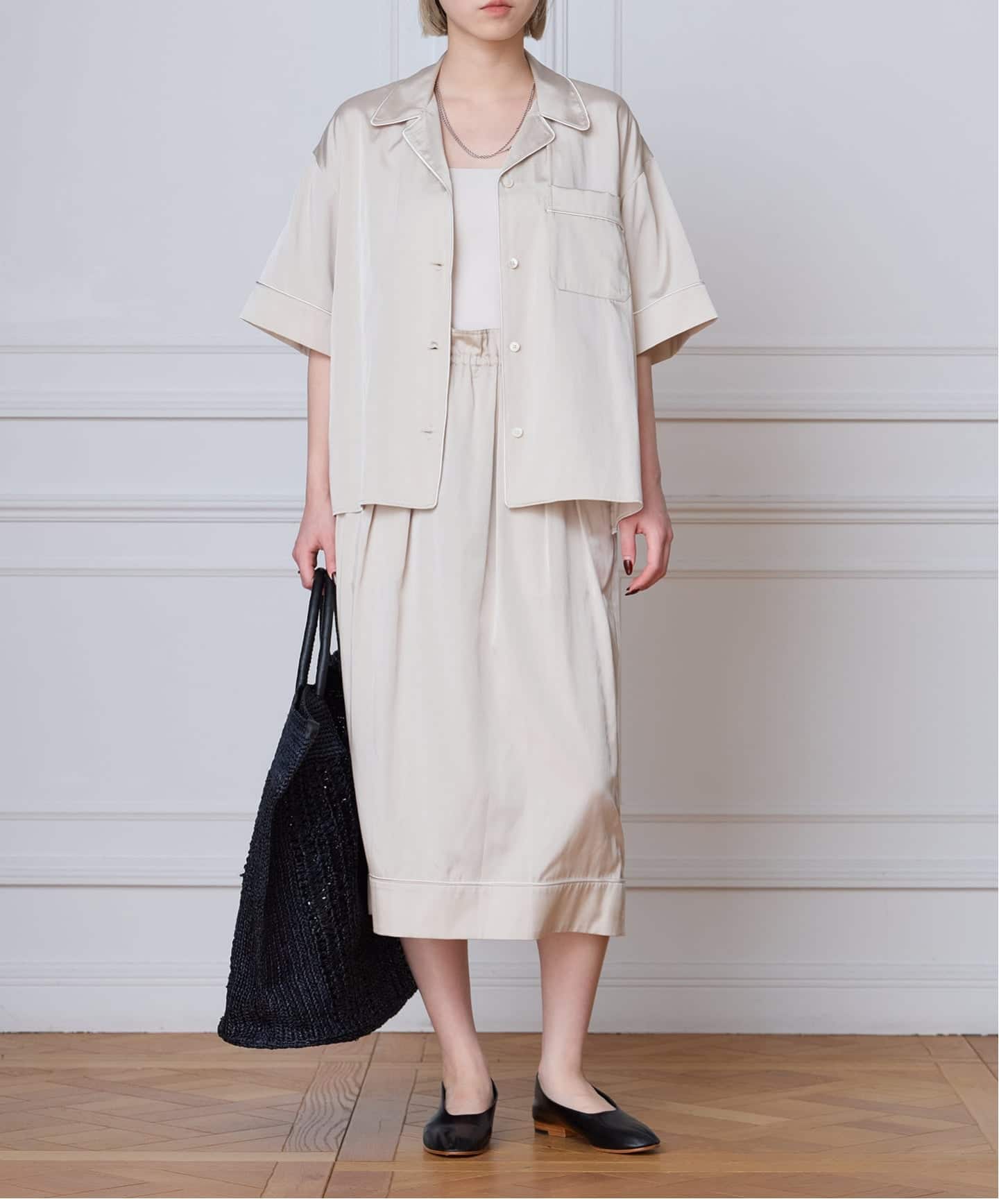 専用です★IENA LA BOUCLE 美品コーマサテン スモックシャツ IENA(イエナ)の「IENA LA BOUCLE コーマサテン スモックシャツ◇」 - PARTE