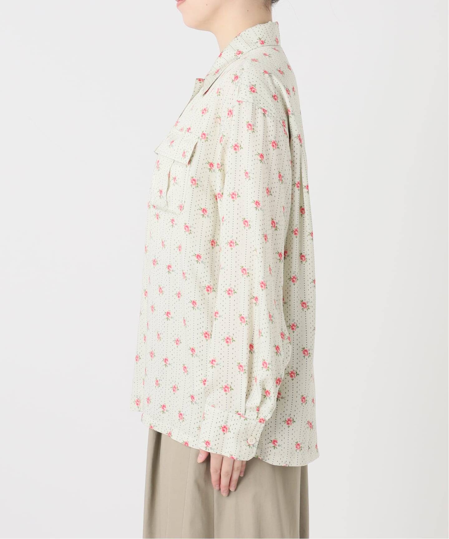 IENA - 新品 イエナ レトロフラワープリントブラウス スピックアンドスパンお好きな方にも IENA LA BOUCLE レトロフラワープリントシャツ（シャツ／ブラウス