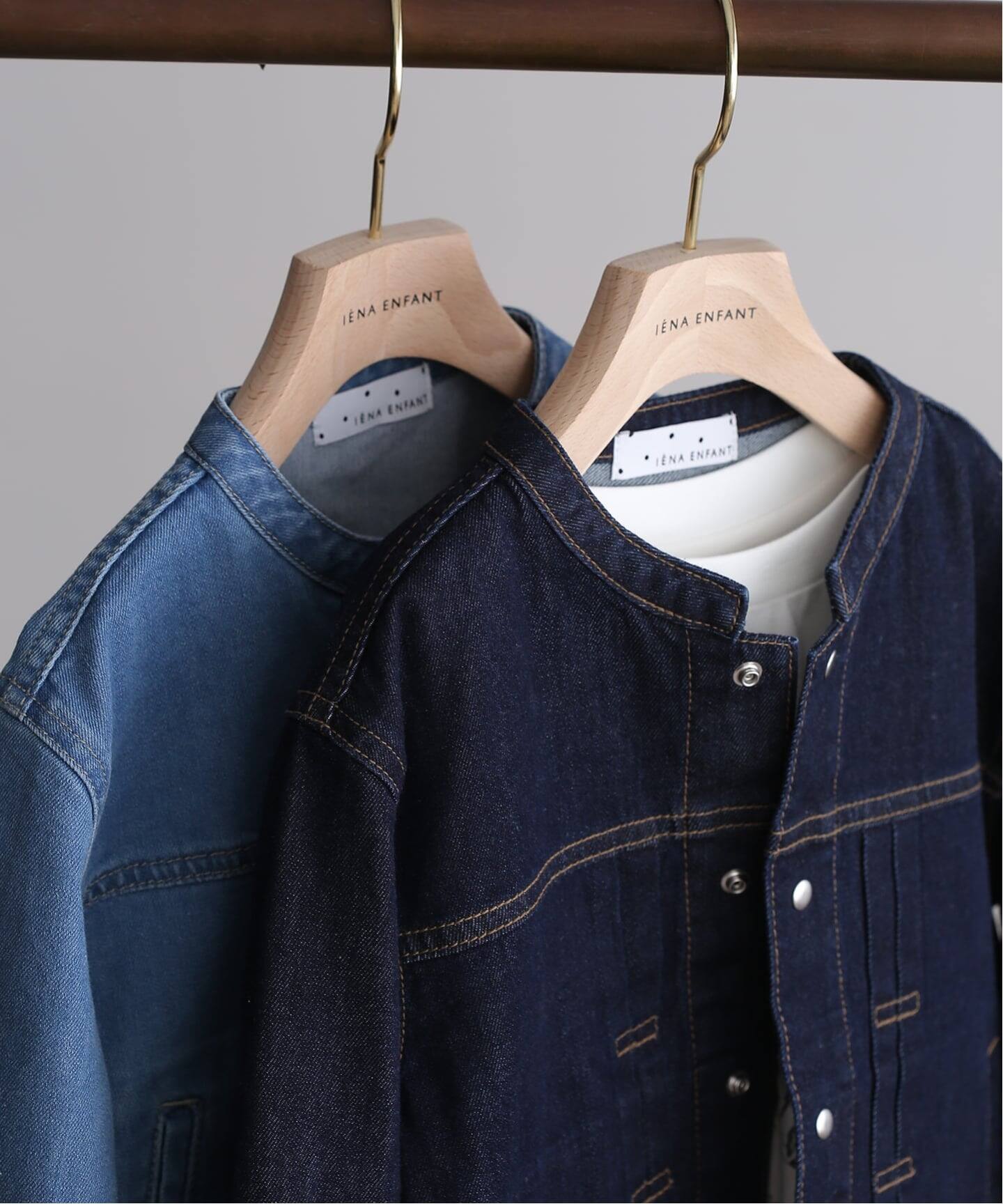 DAILY DENIM COLLECTION】BASICデニムシャツジャケット kids（キッズ