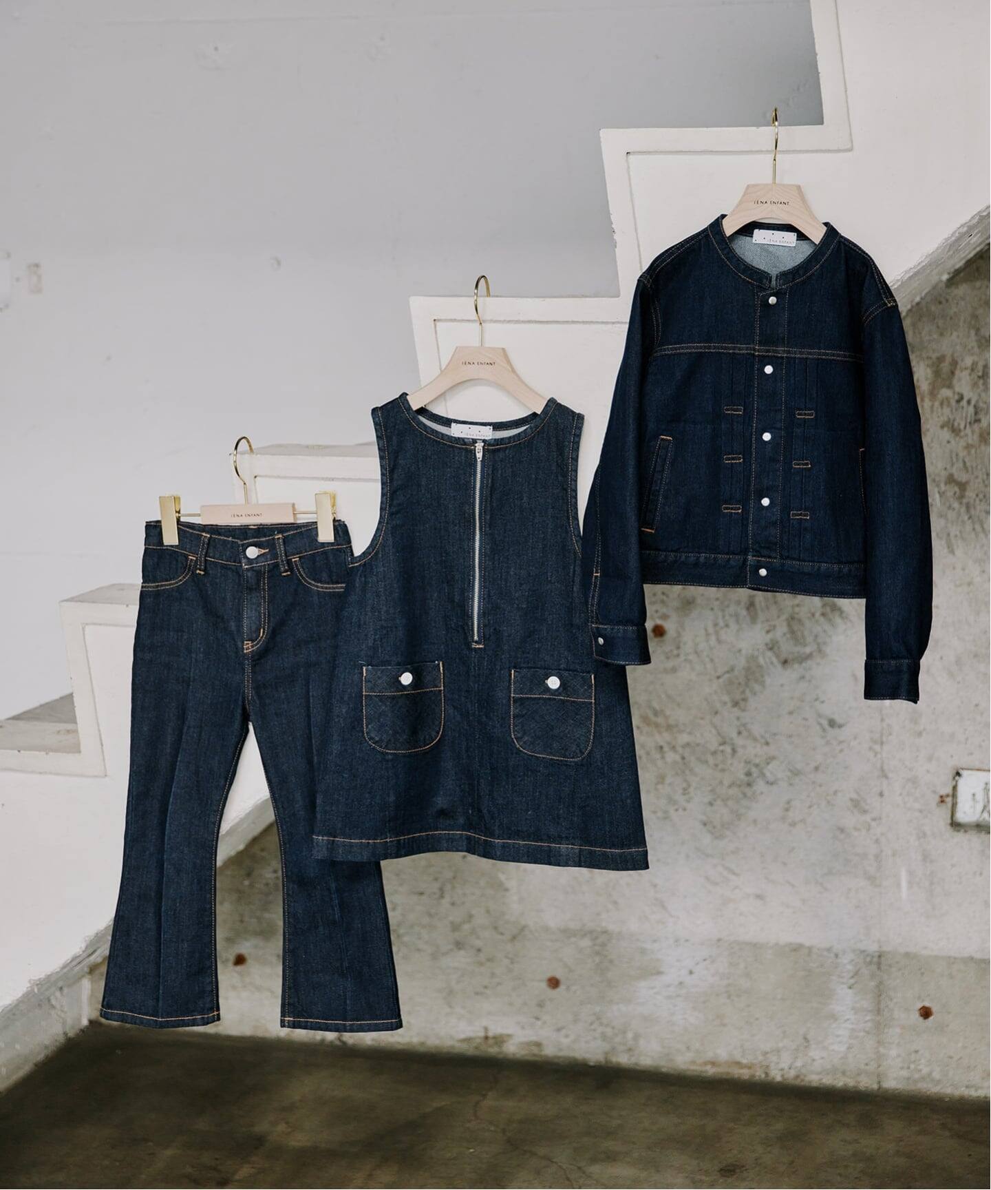 DAILY DENIM COLLECTION】BASICデニムシャツジャケット kids（キッズ