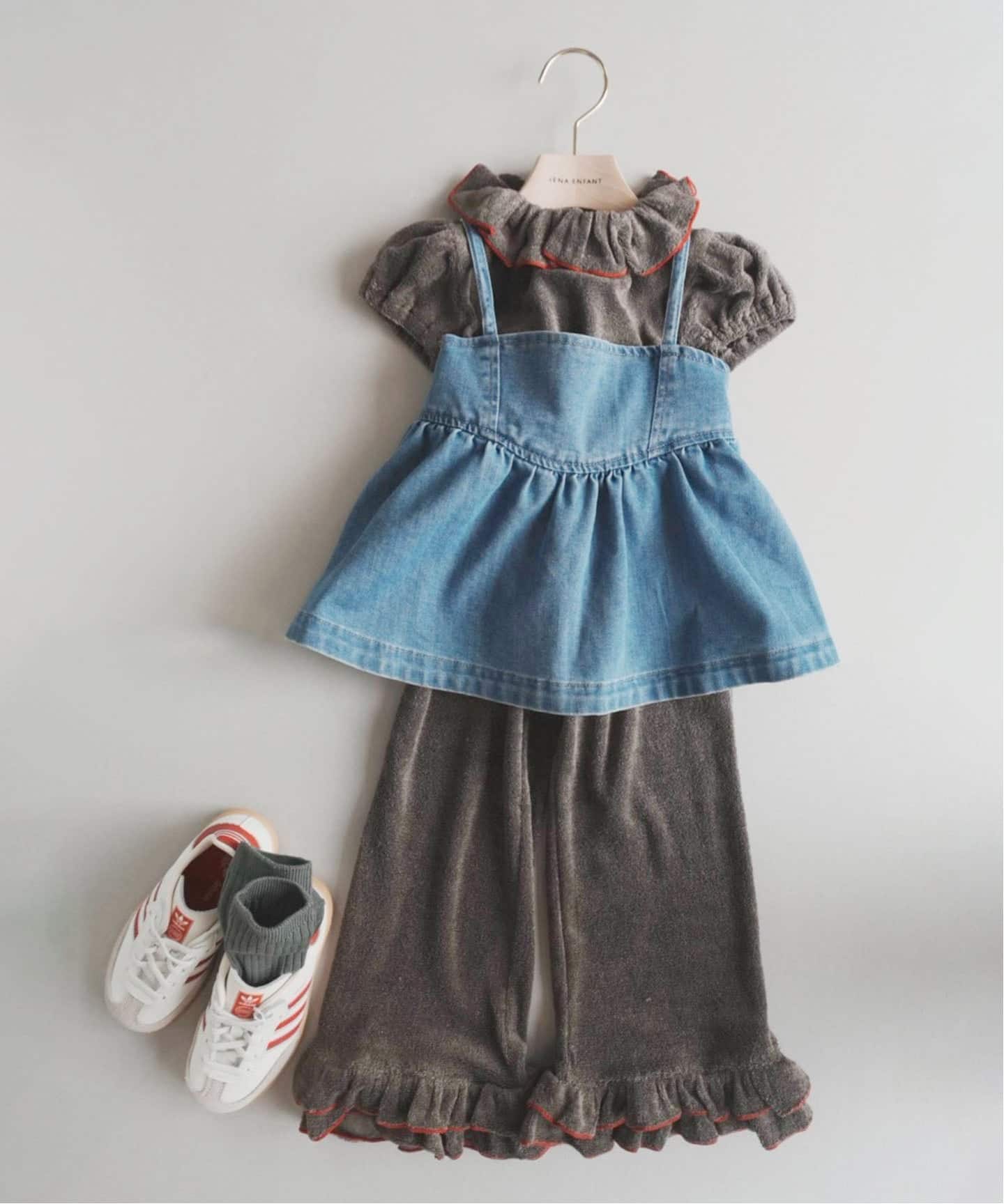 DAILY DENIM COLLECTION】BASICデニムキャミソール（キッズウェア