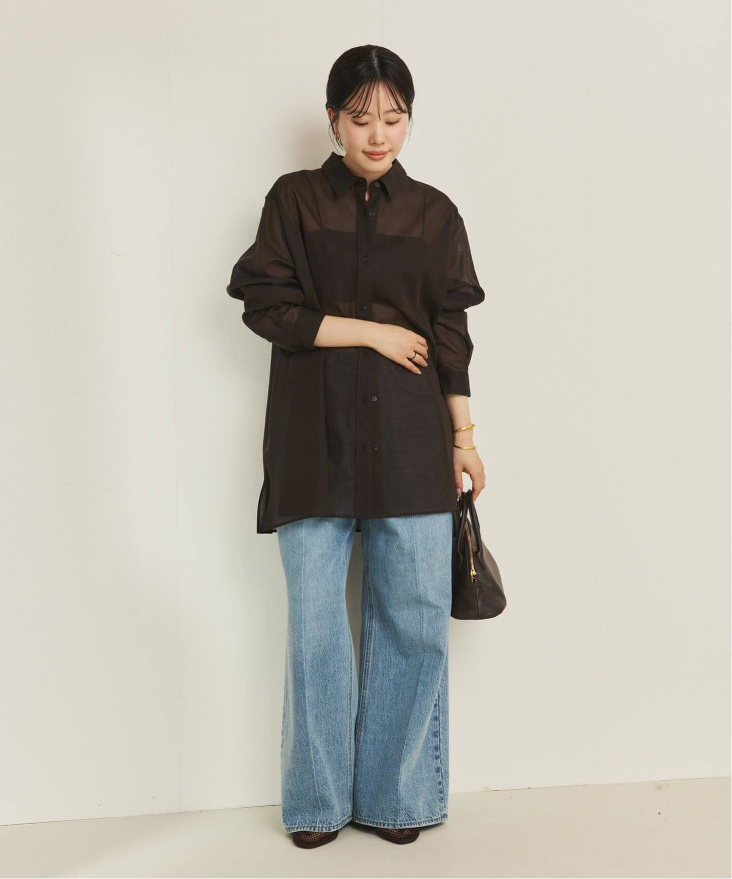 Sheer Tent Line シャツ（シャツ／ブラウス）｜Plage（プラージュ）の