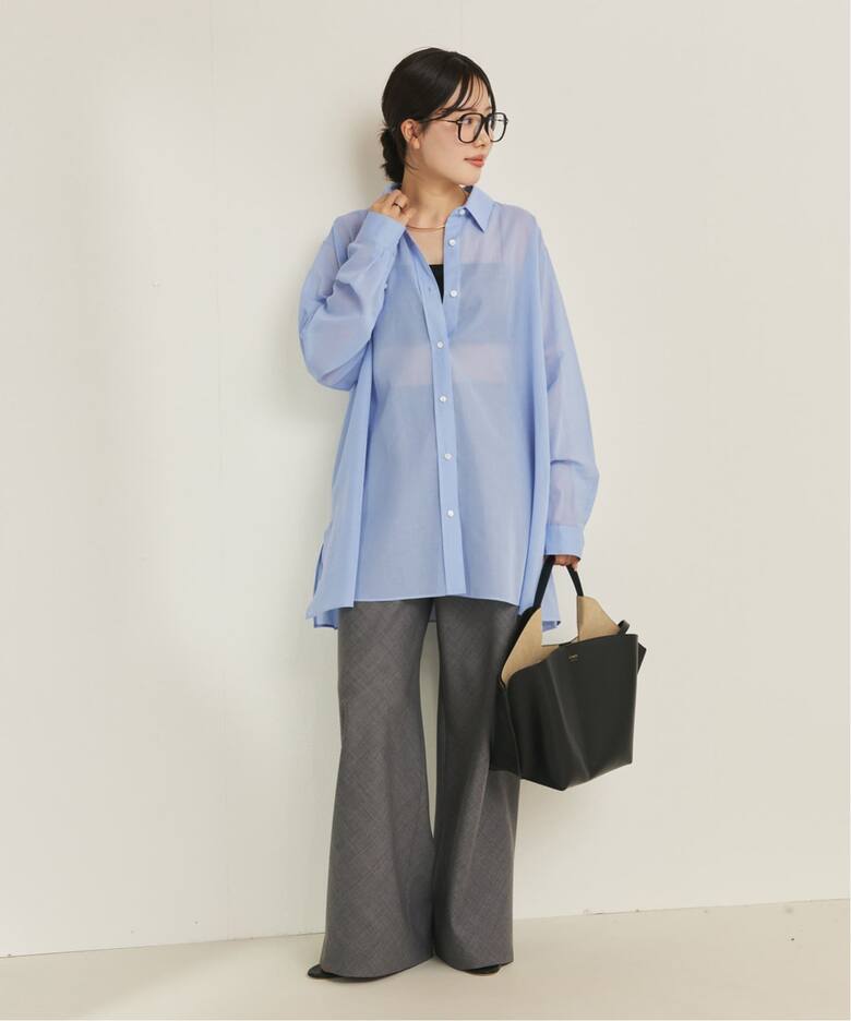 Sheer Tent Line シャツ（シャツ／ブラウス）｜Plage（プラージュ）の 
