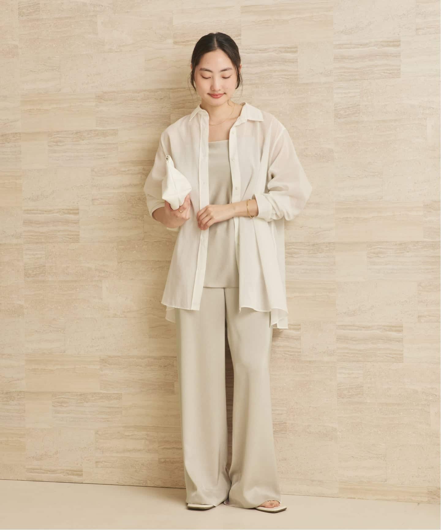 Sheer Tent Line シャツ（シャツ／ブラウス）｜Plage（プラージュ）の