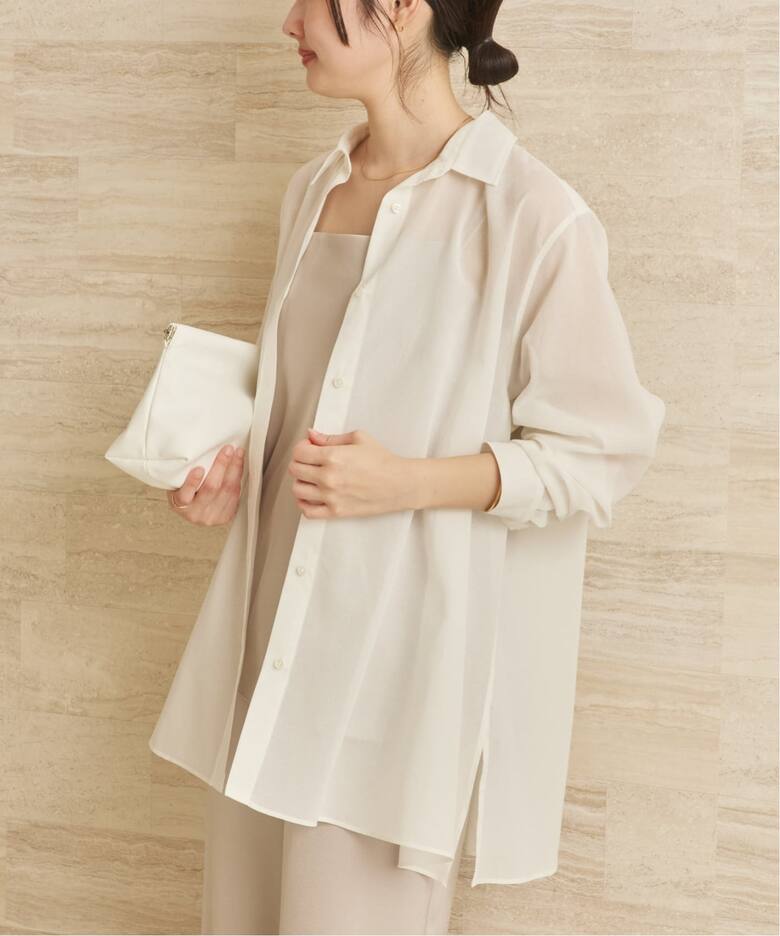 Sheer Tent Line シャツ（シャツ／ブラウス）｜Plage（プラージュ）の 