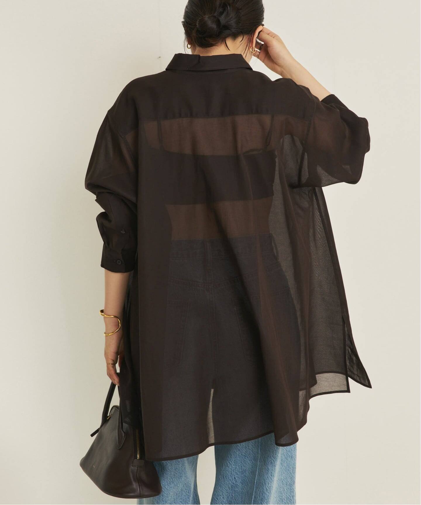Sheer Tent Line シャツ（シャツ／ブラウス）｜Plage（プラージュ）の