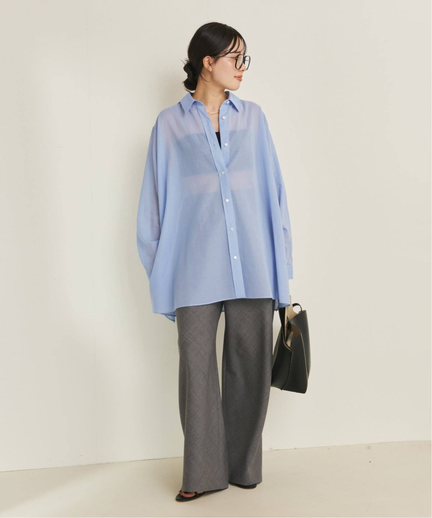 Sheer Tent Line シャツ（シャツ／ブラウス）｜Plage（プラージュ）の