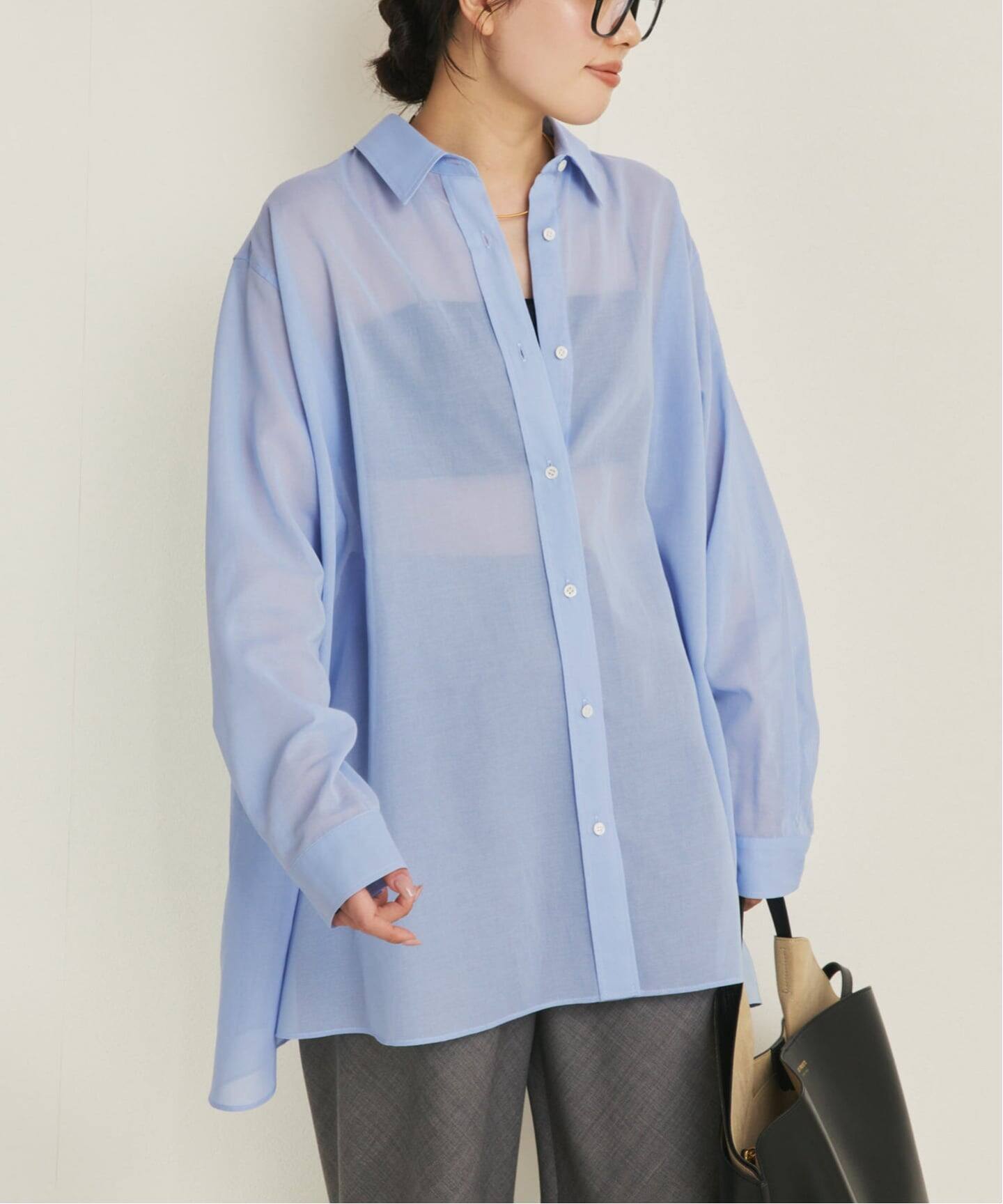 Sheer Tent Line シャツ（シャツ／ブラウス）｜Plage（プラージュ）の