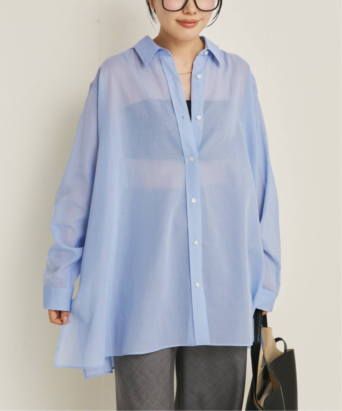 Sheer Tent Line シャツ（シャツ／ブラウス）｜Plage（プラージュ）の