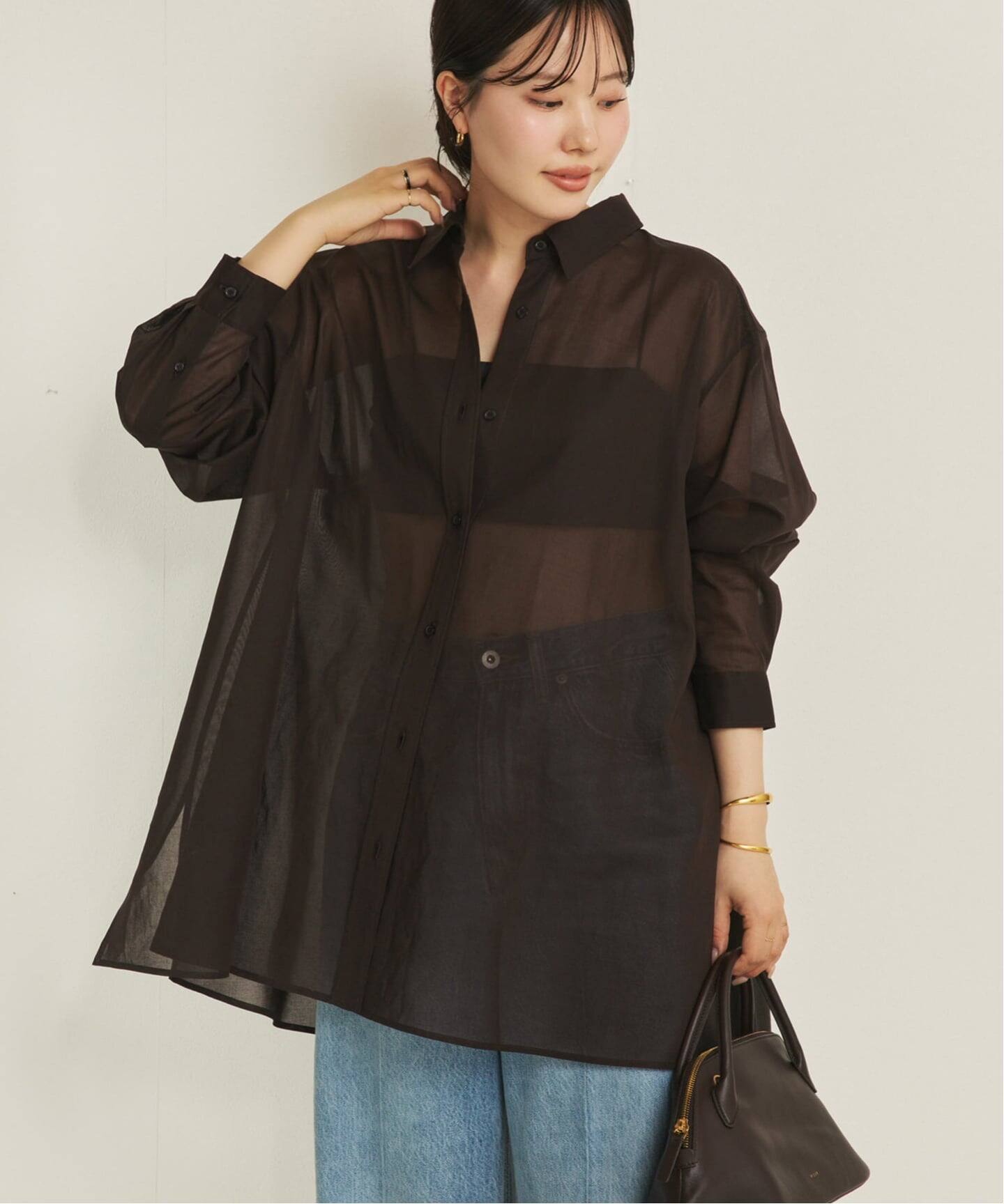 2026SS Plage Sheer Tent Line シャツ Sheer Tent Line シャツ（シャツ／ブラウス）｜Plage（プラージュ）の