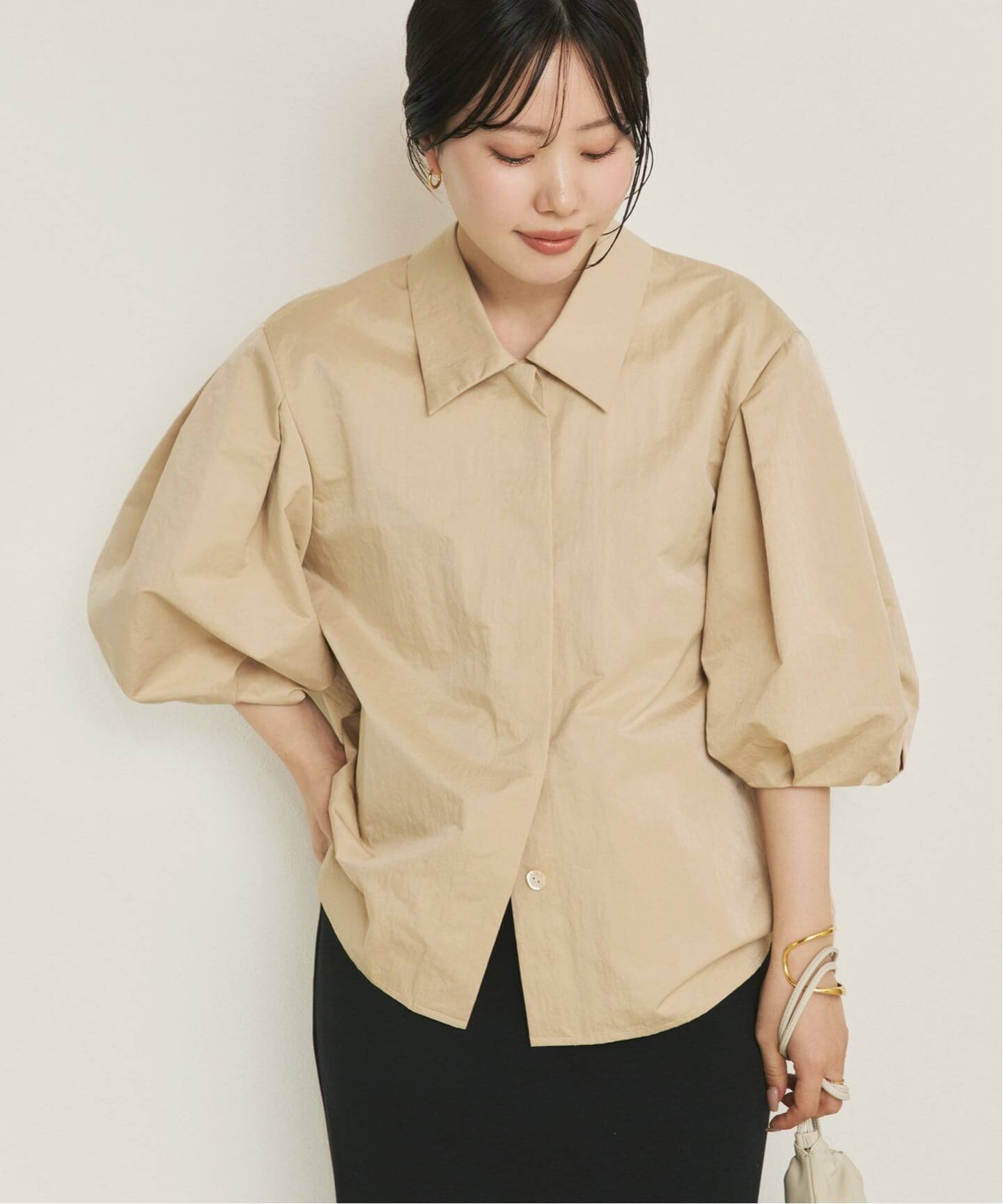 ＊plage tuck sleeves シャツ＊ Tuck Sleeves シャツ（シャツ／ブラウス）｜Plage（プラージュ）の通販