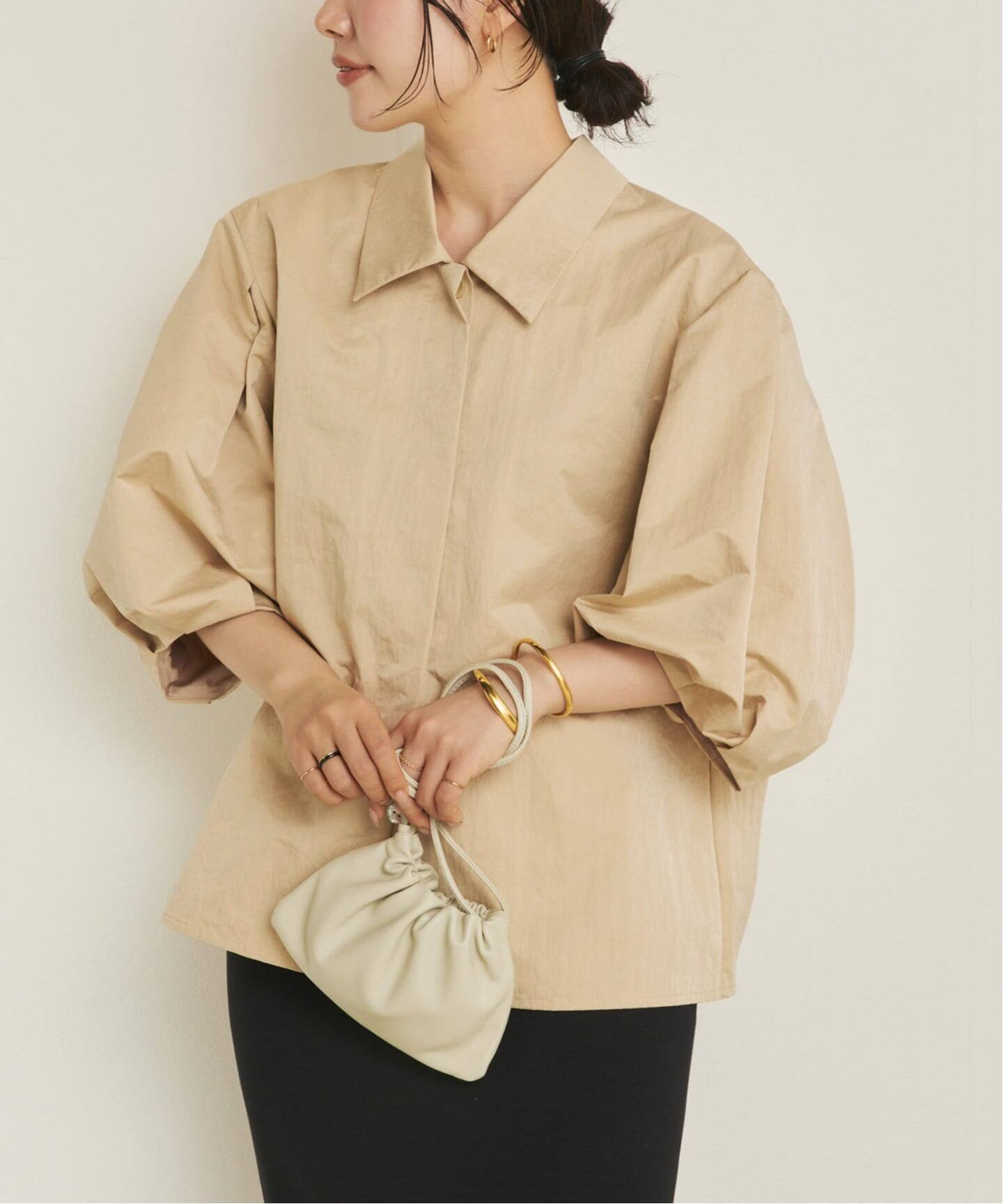 Tuck Sleeves シャツ（シャツ／ブラウス）｜Plage（プラージュ）の通販 