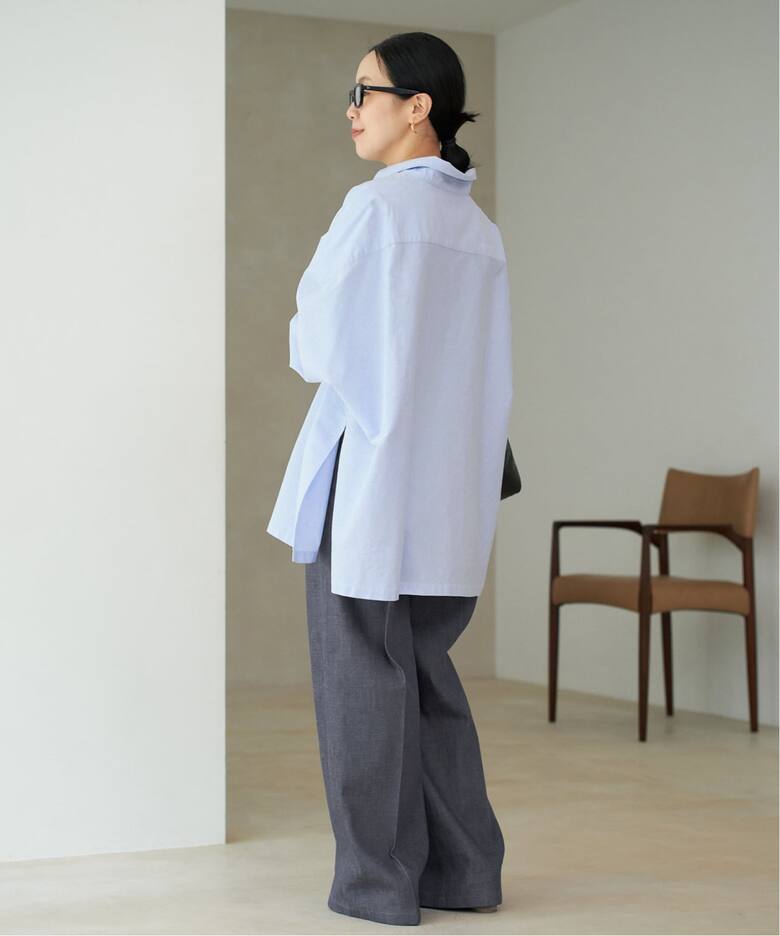 追加予約》Light OX Poncho シャツ 4（シャツ／ブラウス）｜Plage 