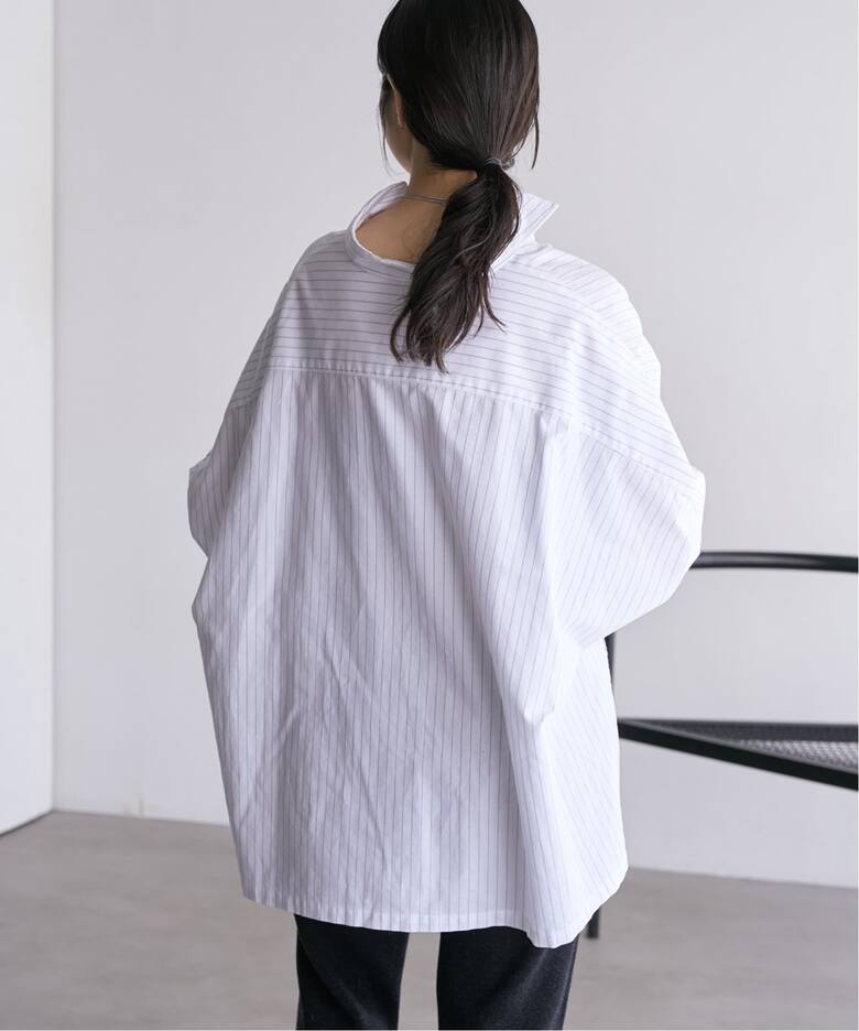 追加予約》Light OX Poncho シャツ 4（シャツ／ブラウス）｜Plage 
