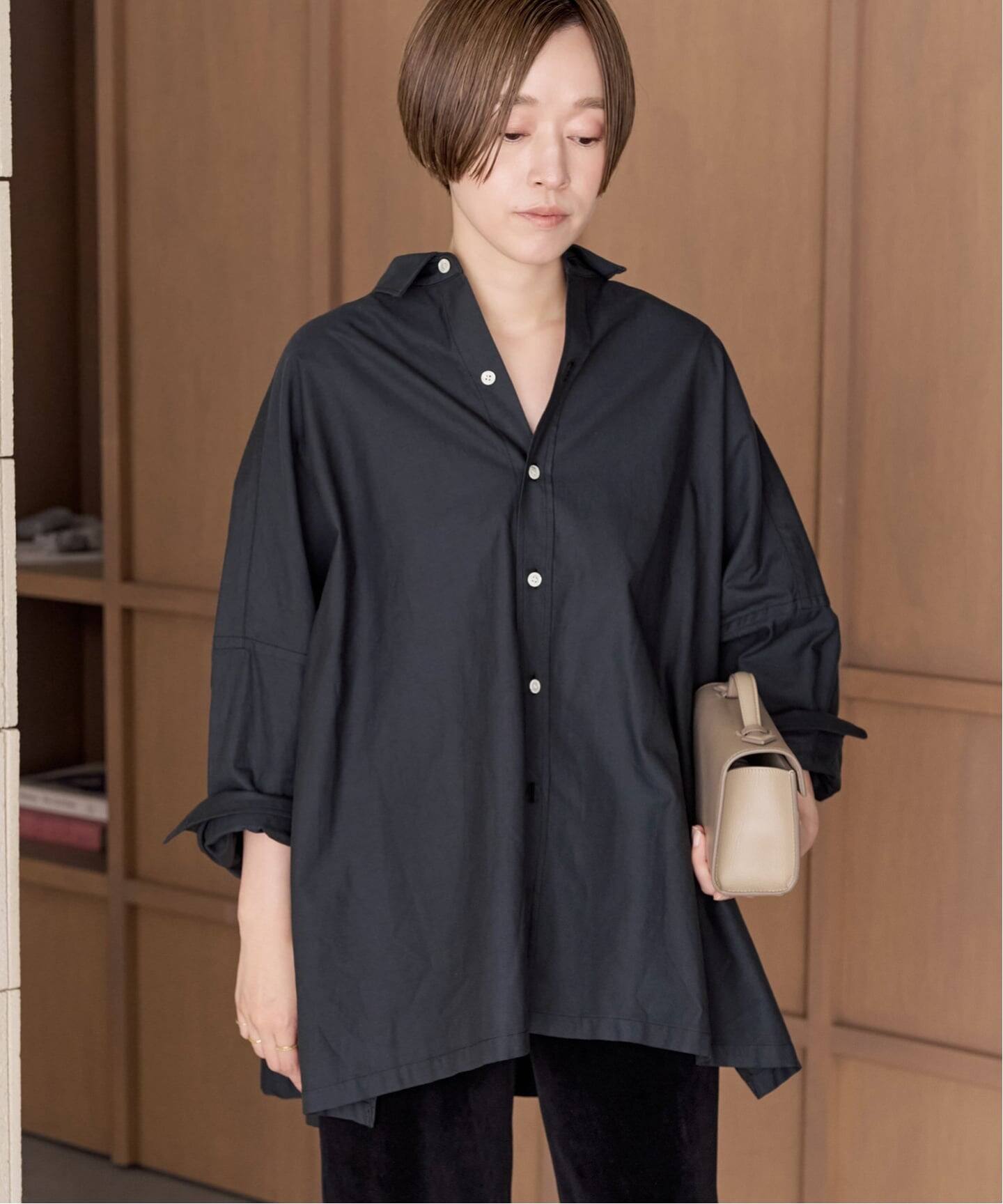 追加》Light OX Poncho シャツ 5（シャツ／ブラウス）｜Plage 