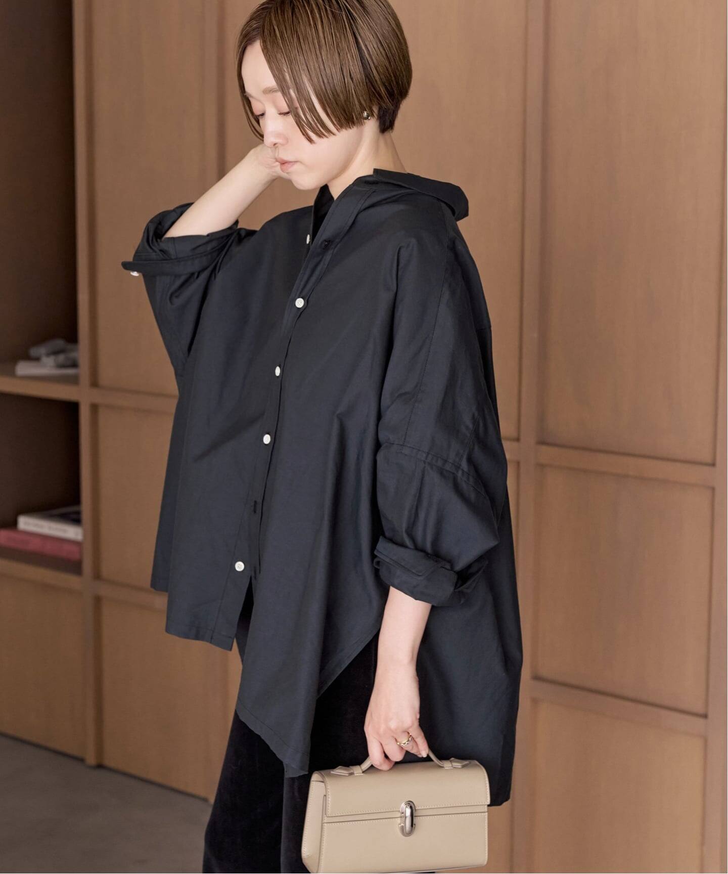 追加》Light OX Poncho シャツ 5（シャツ／ブラウス）｜Plage 