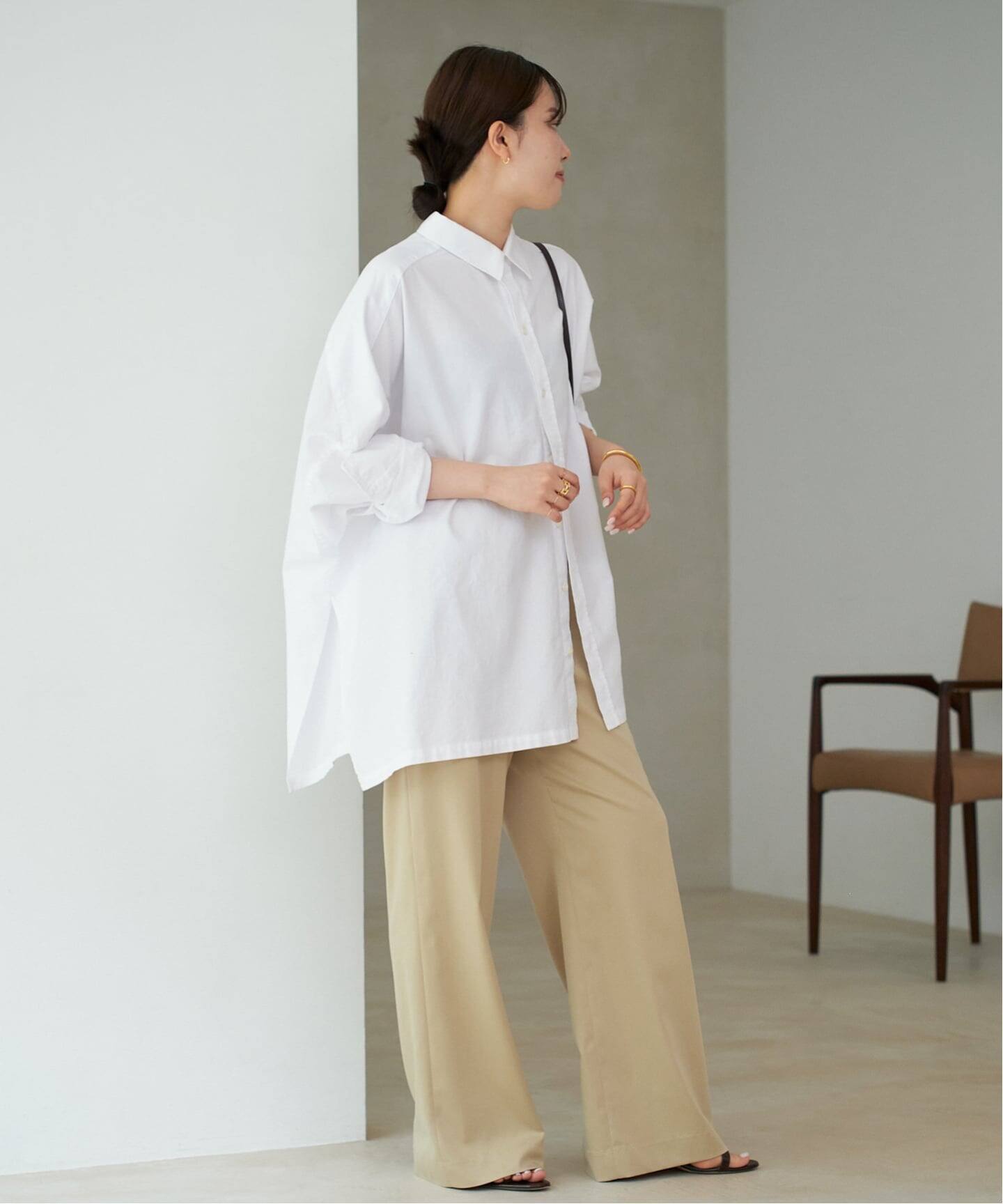 追加予約》Light OX Poncho シャツ 5（シャツ／ブラウス）｜Plage