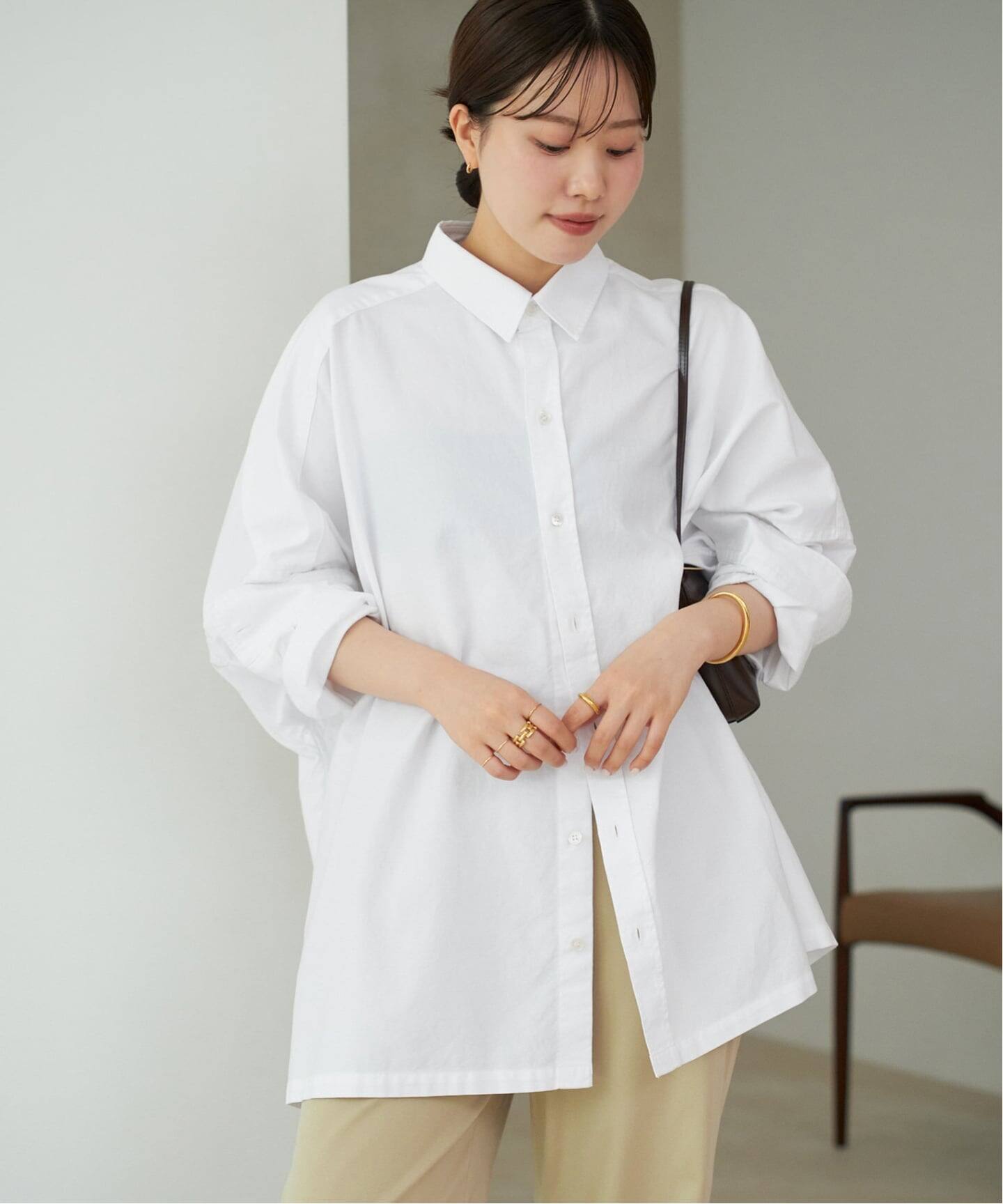 追加予約》Light OX Poncho シャツ 5（シャツ／ブラウス）｜Plage 