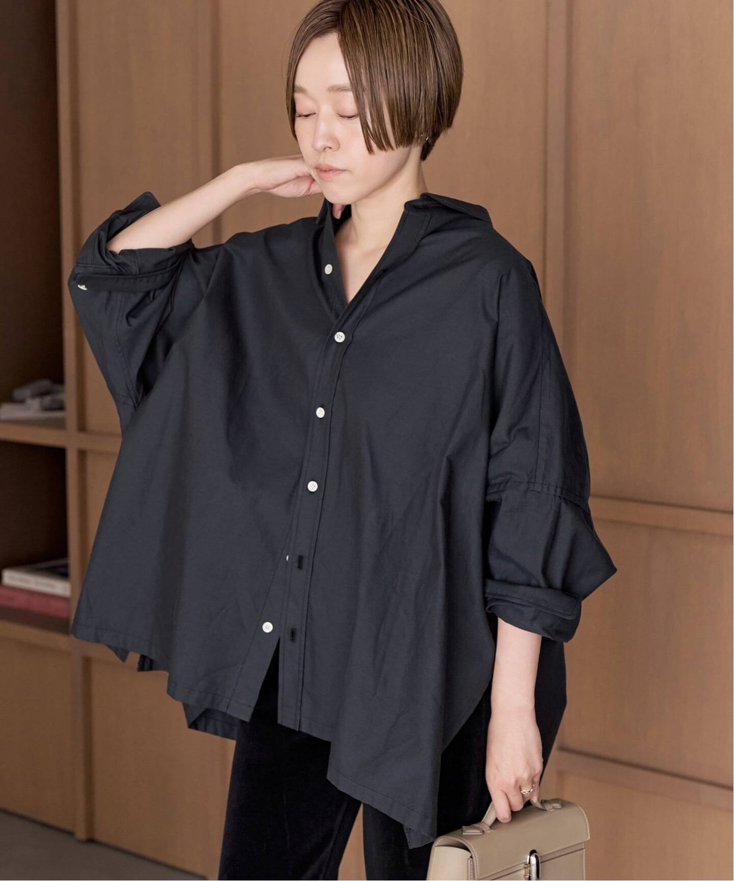 追加》Light OX Poncho シャツ 5（シャツ／ブラウス）｜Plage 