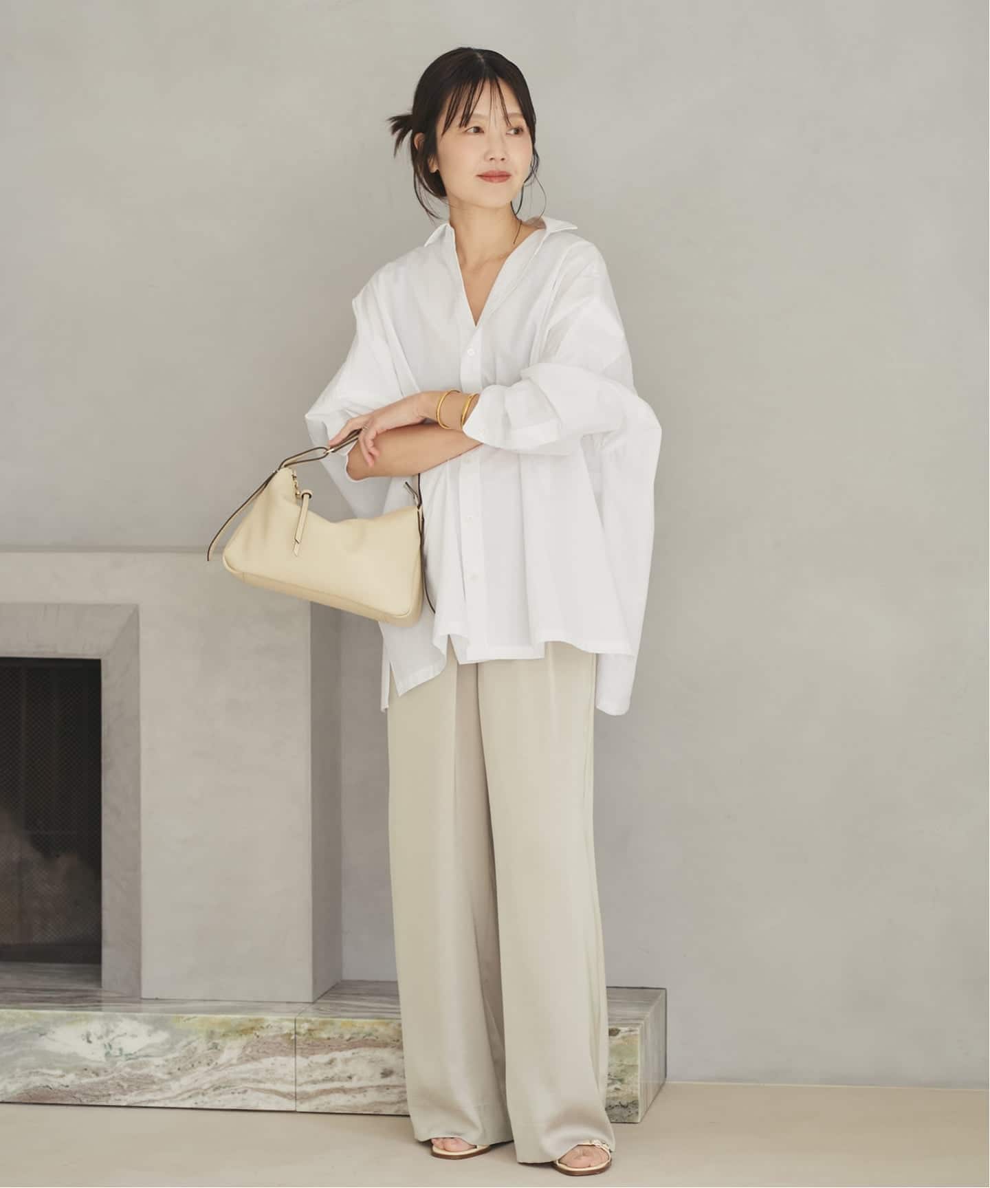 予約》Typewrter Poncho シャツ（シャツ／ブラウス）｜Plage