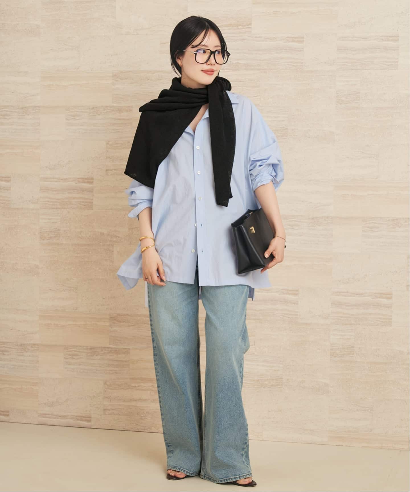 予約》Typewrter Poncho シャツ（シャツ／ブラウス）｜Plage