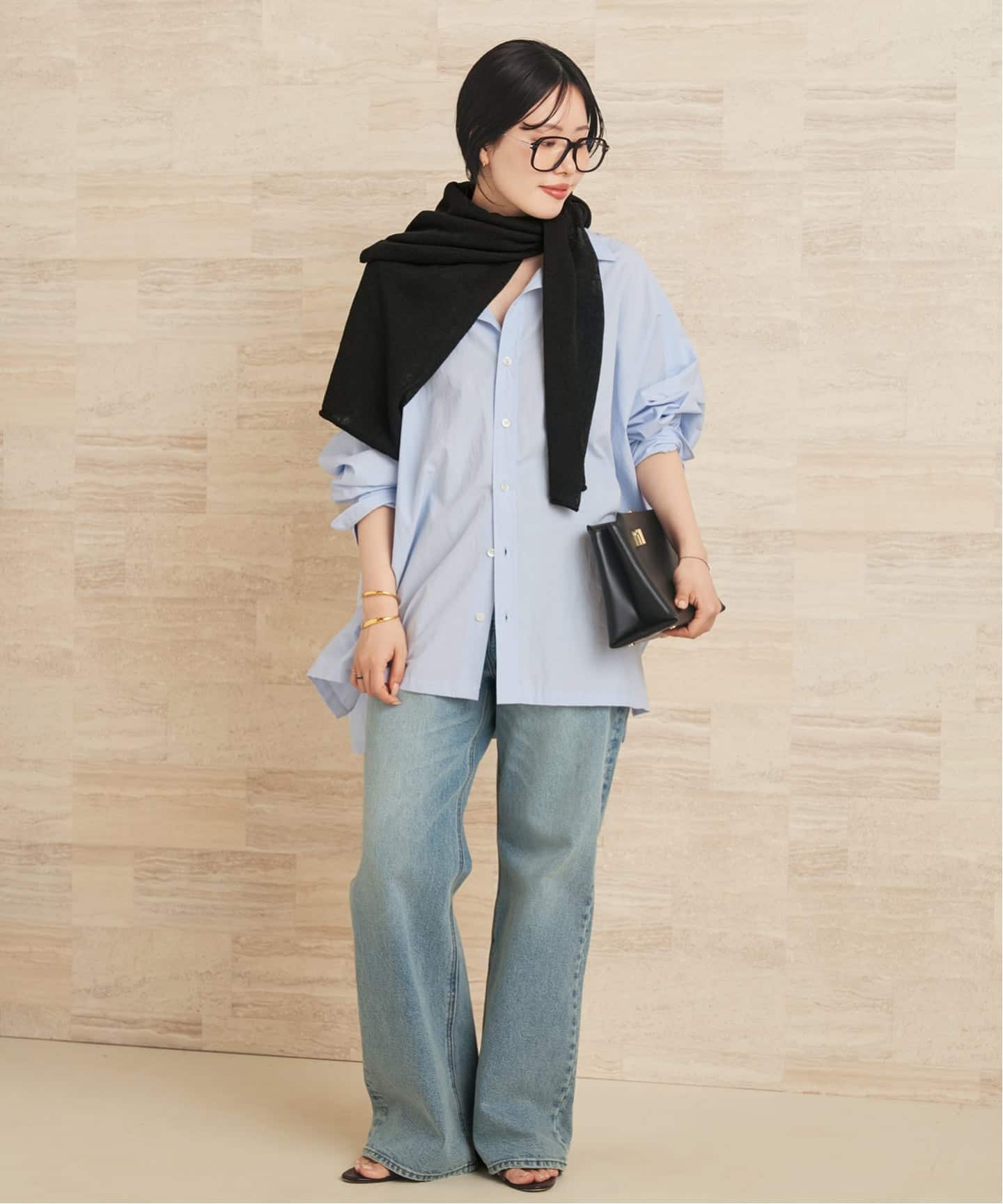 Typewrter Poncho シャツ（シャツ／ブラウス）｜Plage（プラージュ）の