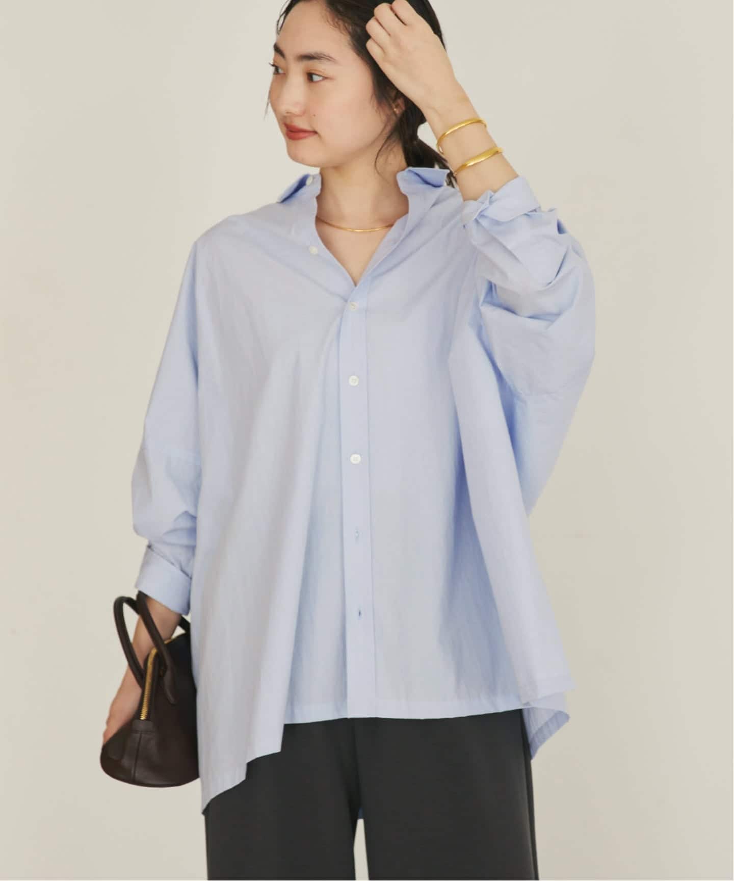 予約》Typewrter Poncho シャツ（シャツ／ブラウス）｜Plage