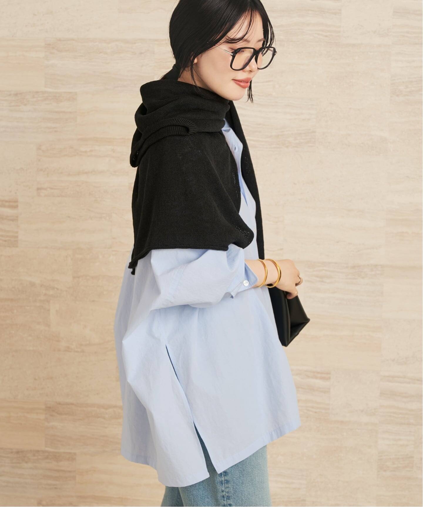 Typewrter Poncho シャツ（シャツ／ブラウス）｜Plage（プラージュ）の