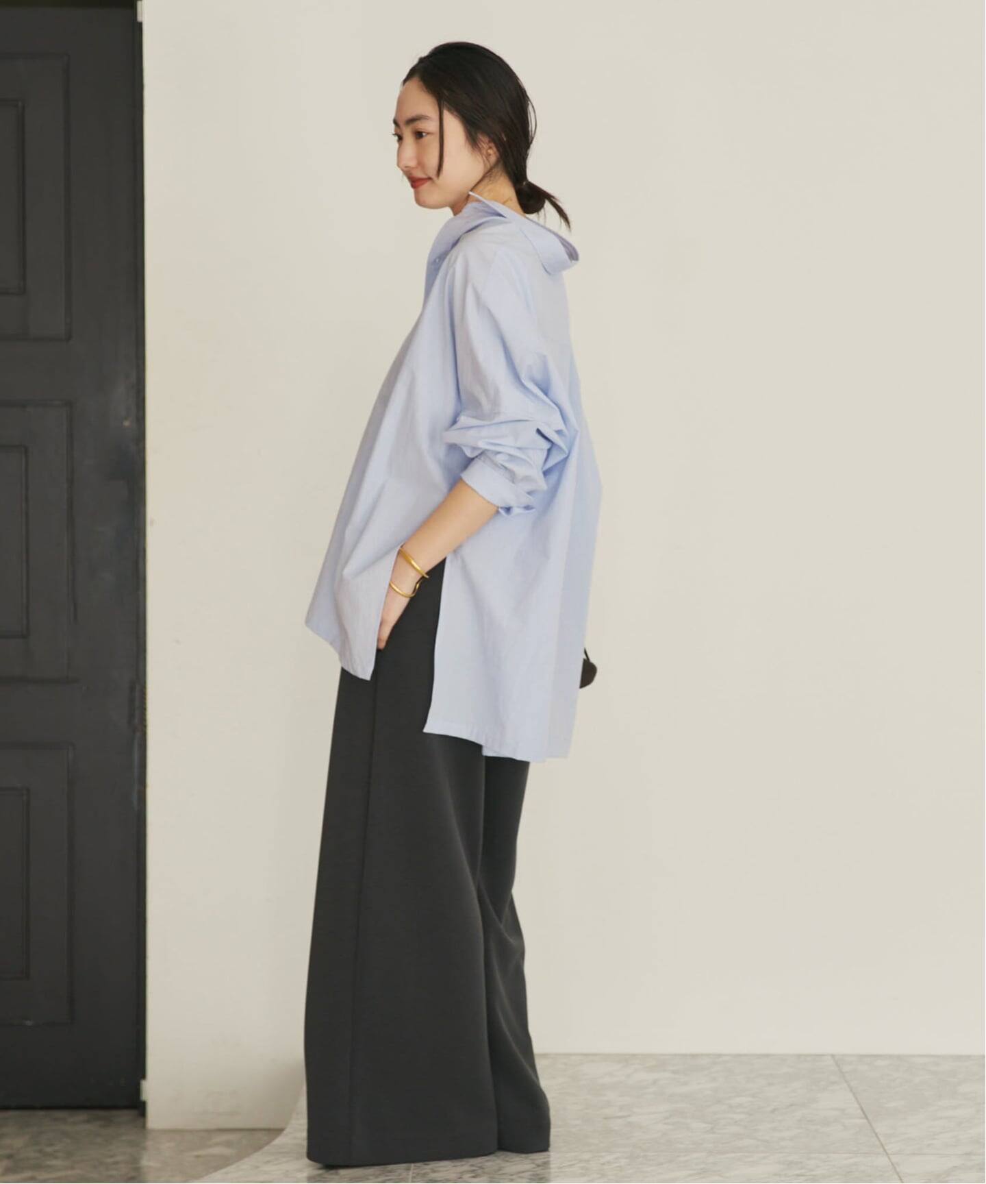 予約》Typewrter Poncho シャツ（シャツ／ブラウス）｜Plage