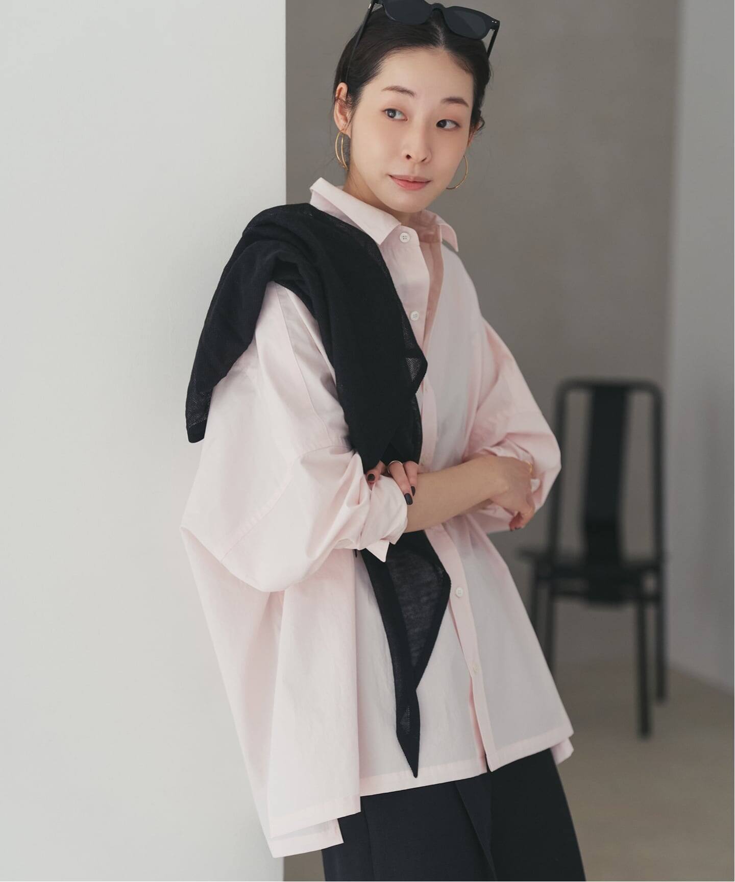 Typewrter Poncho シャツ（シャツ／ブラウス）｜Plage（プラージュ）の 
