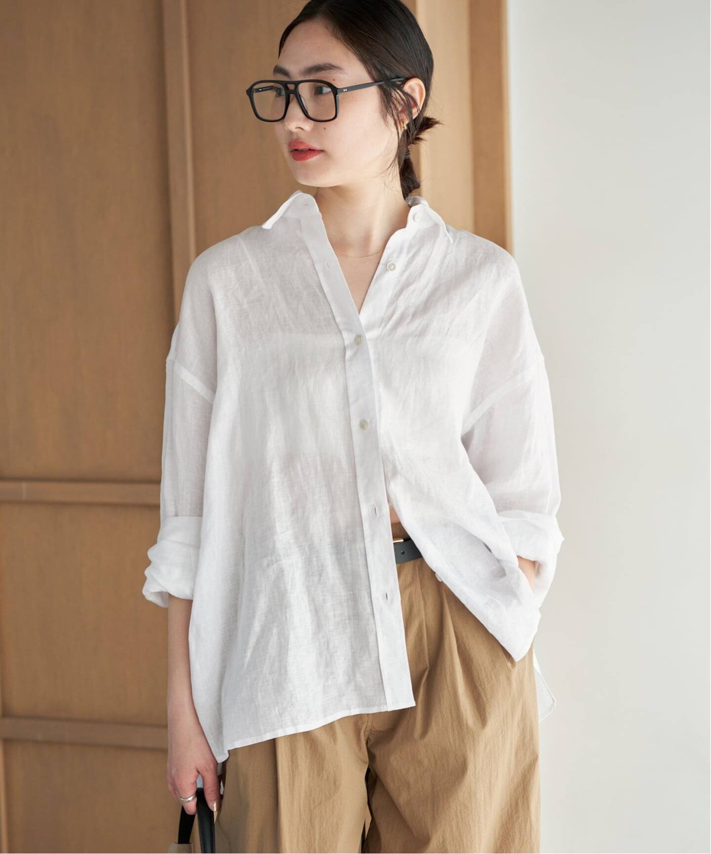Linen Tent Line シャツ（シャツ／ブラウス）｜Plage（プラージュ）の