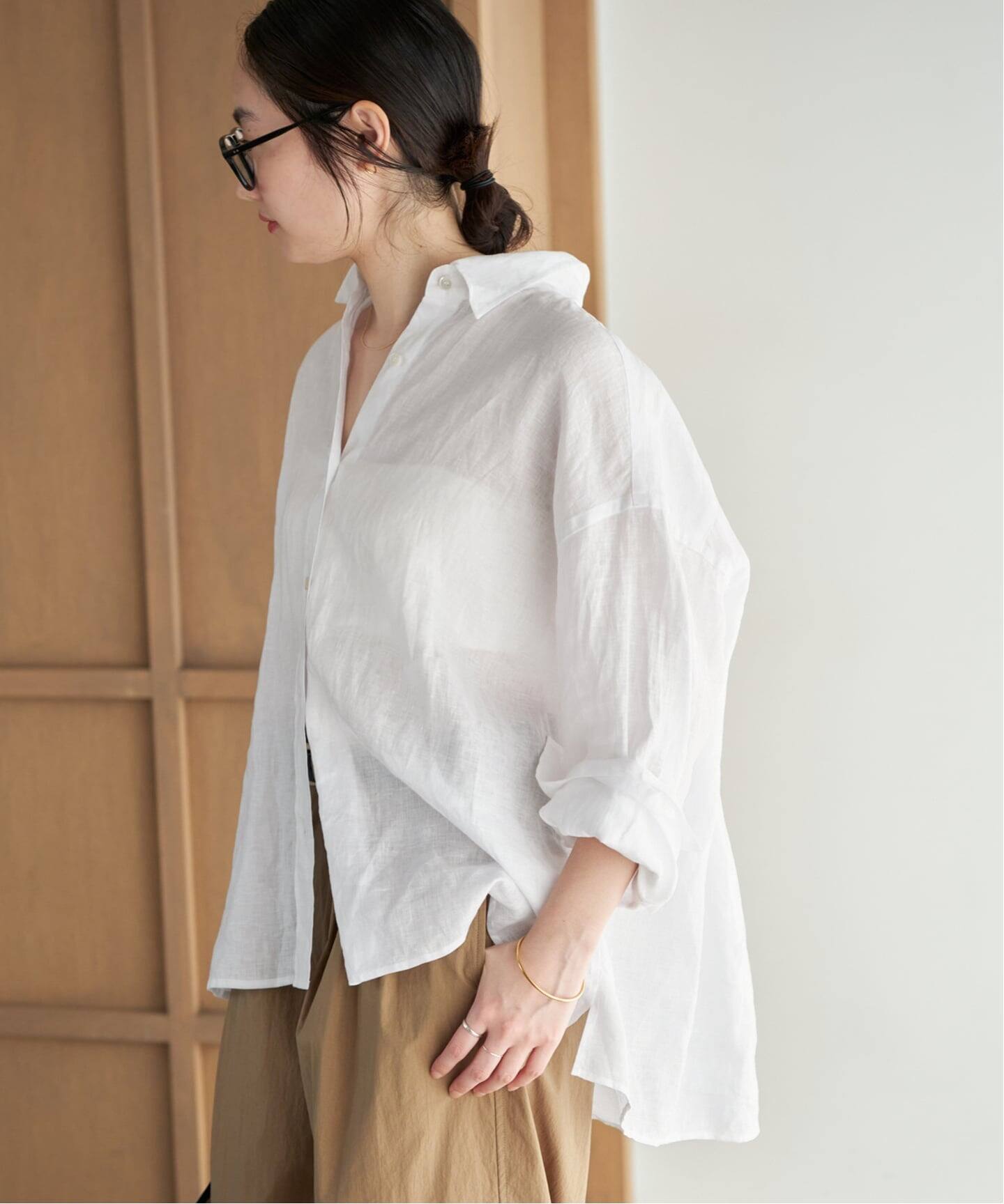 Linen Tent Line シャツ（シャツ／ブラウス）｜Plage（プラージュ）の