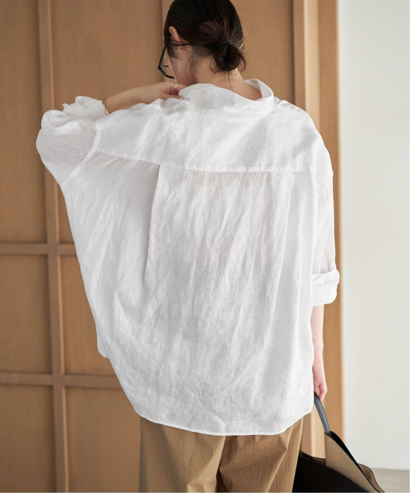 Linen Tent Line シャツ（シャツ／ブラウス）｜Plage（プラージュ）の 