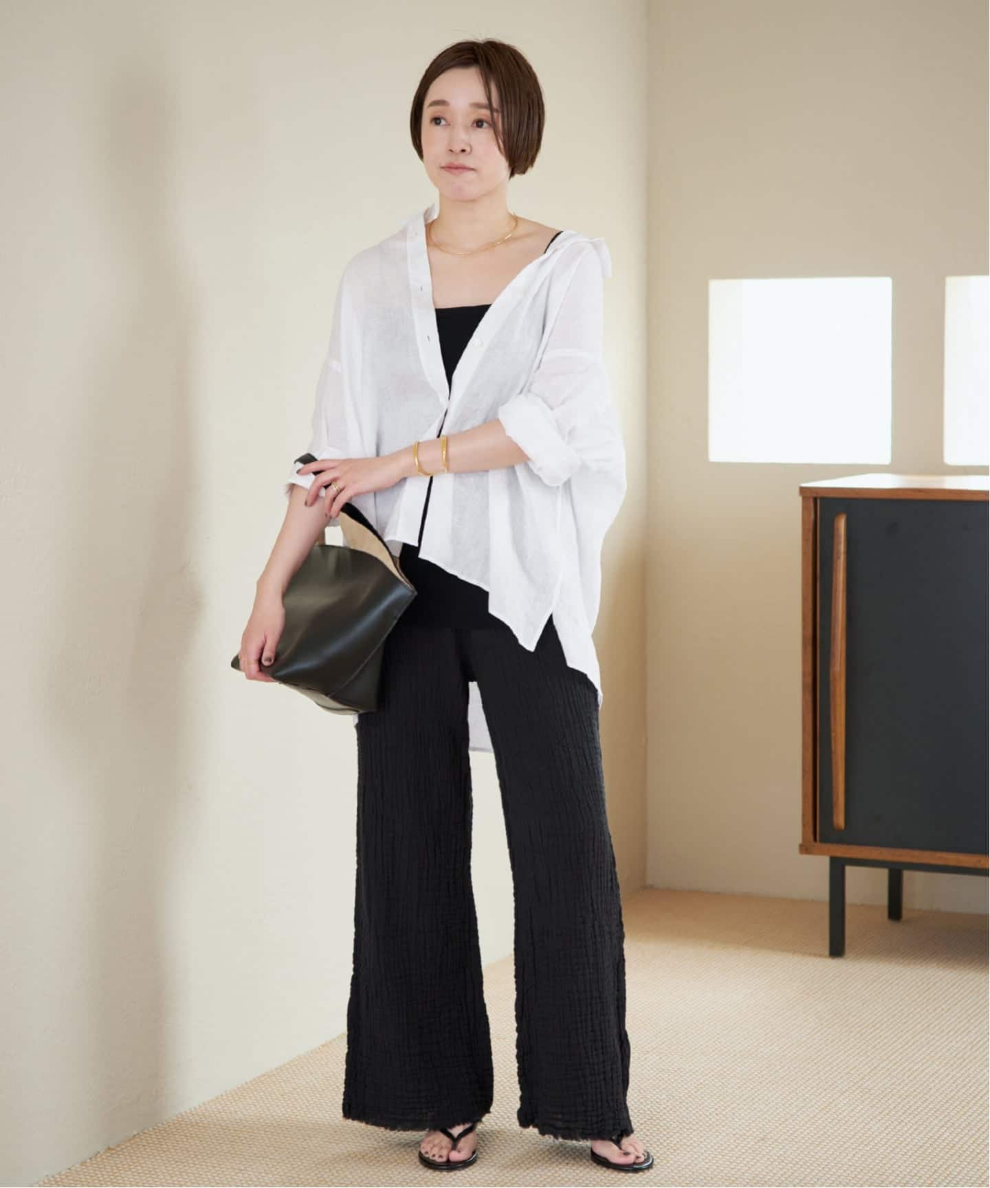 Linen Tent Line シャツ（シャツ／ブラウス）｜Plage（プラージュ）の