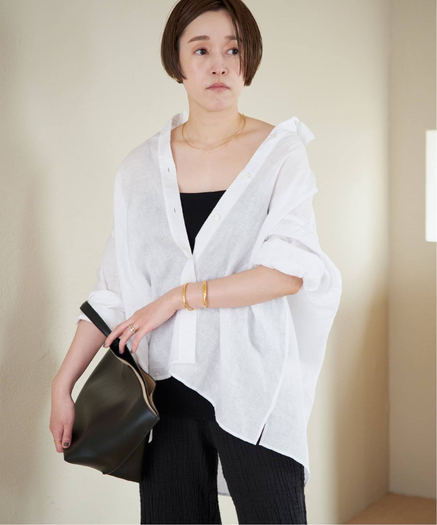 Linen Tent Line シャツ（シャツ／ブラウス）｜Plage（プラージュ）の