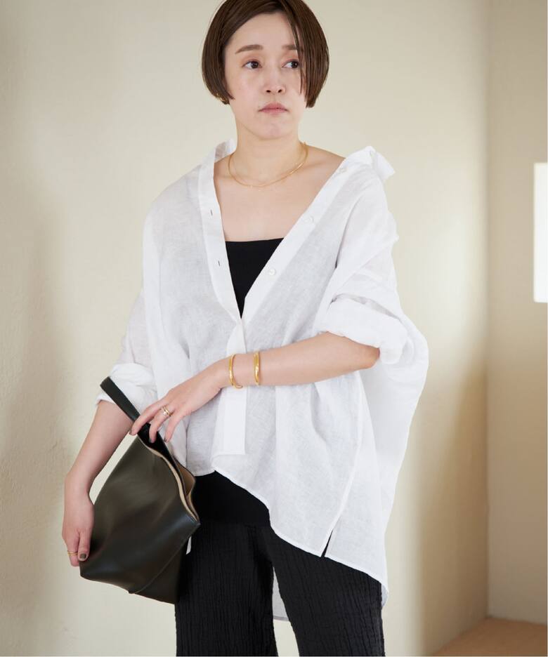 Linen Tent Line シャツ（シャツ／ブラウス）｜Plage（プラージュ）の