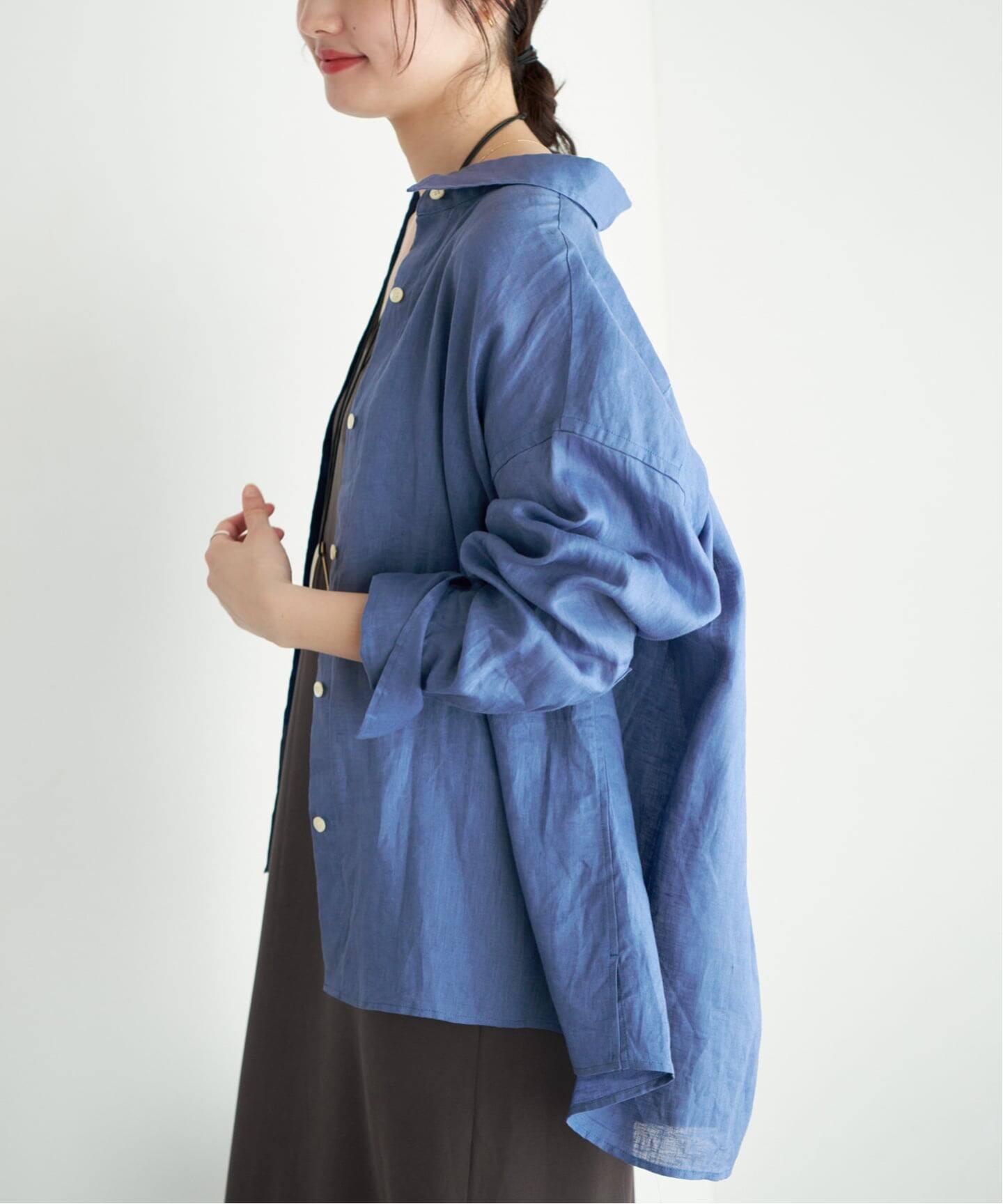 Linen Tent Line シャツ（シャツ／ブラウス）｜Plage（プラージュ）の