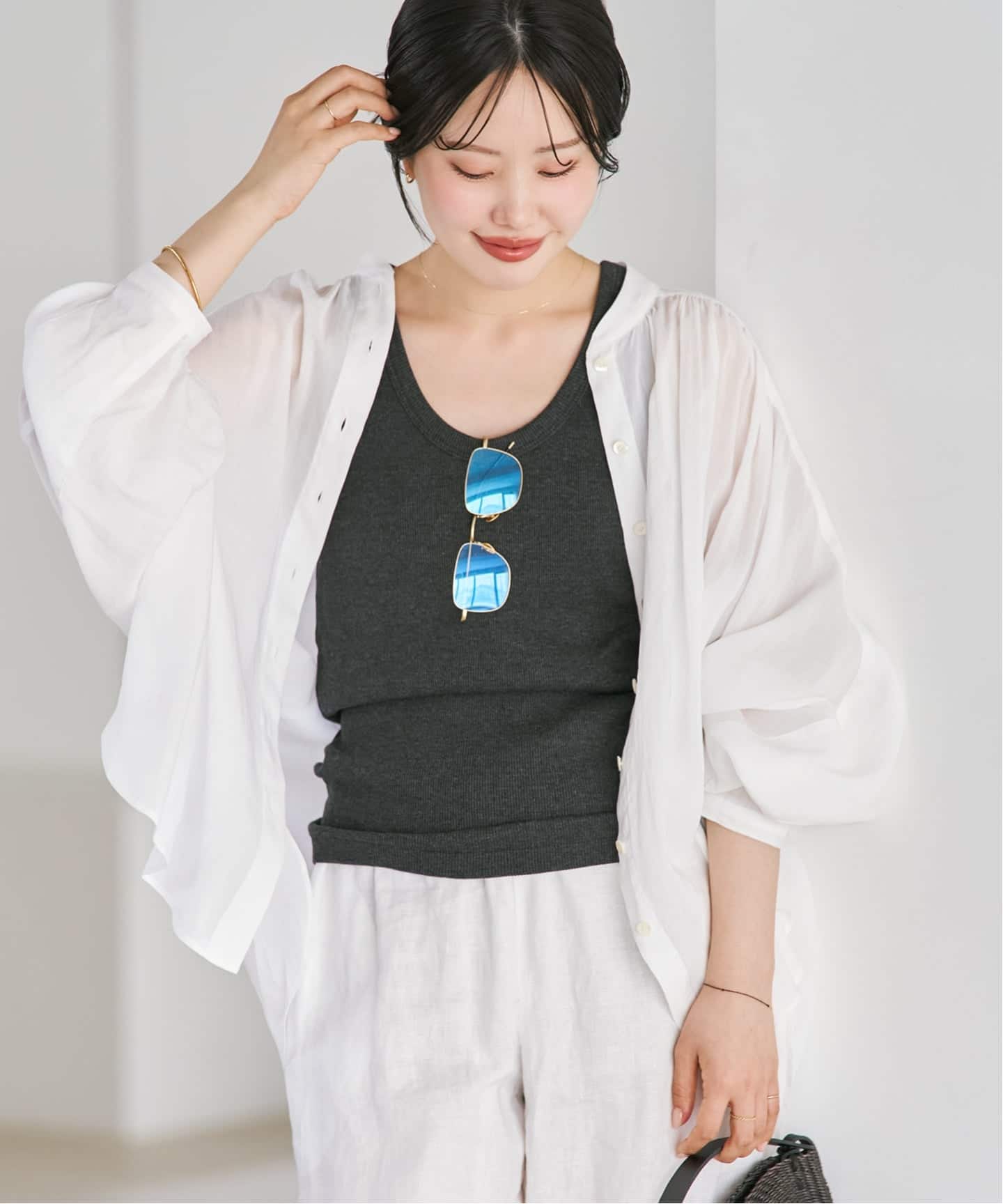 Sheer Poncho シャツ（シャツ／ブラウス）｜Plage（プラージュ）の通販