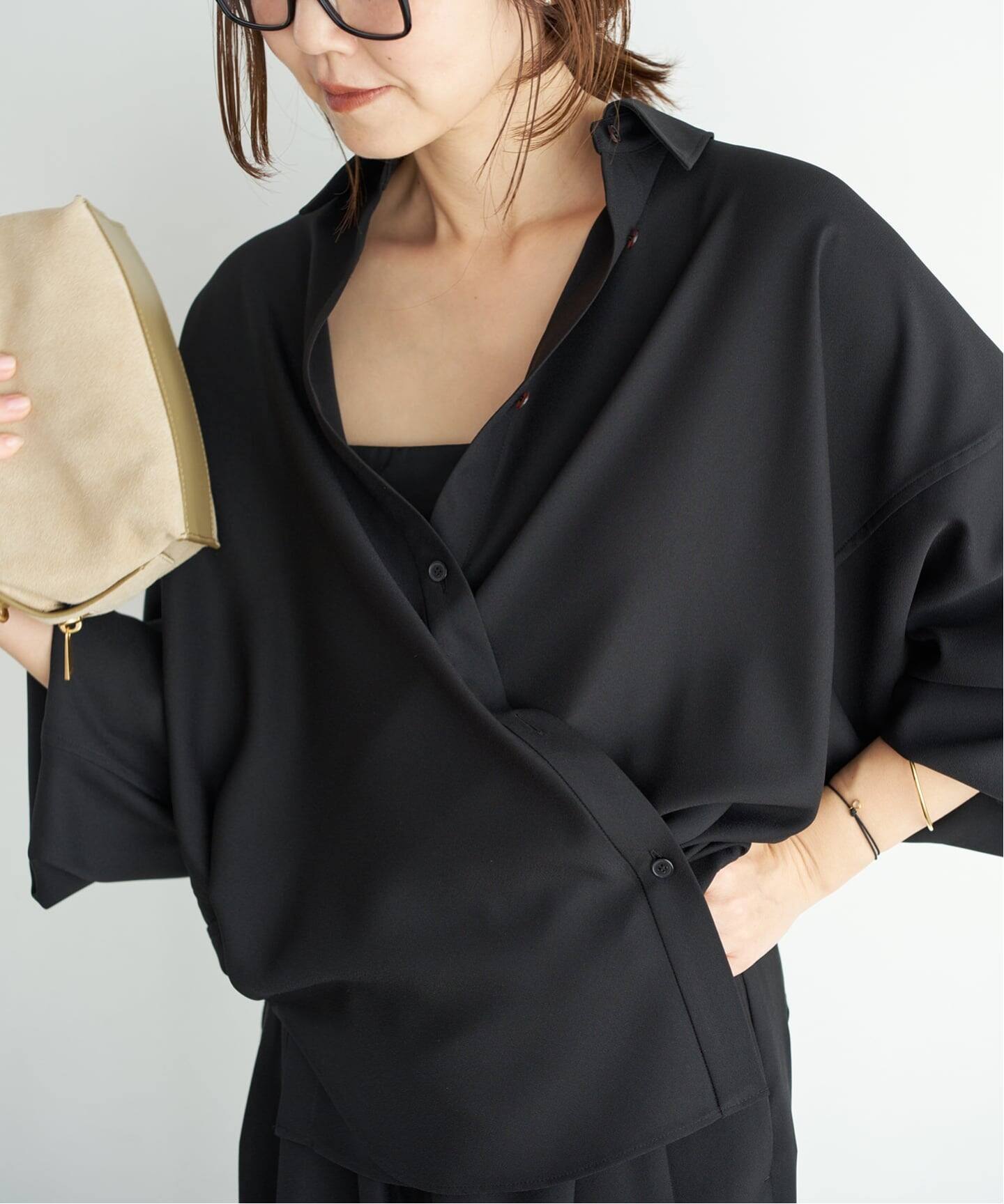 Dolman Wrap シャツ（シャツ／ブラウス）｜Plage（プラージュ）の通販