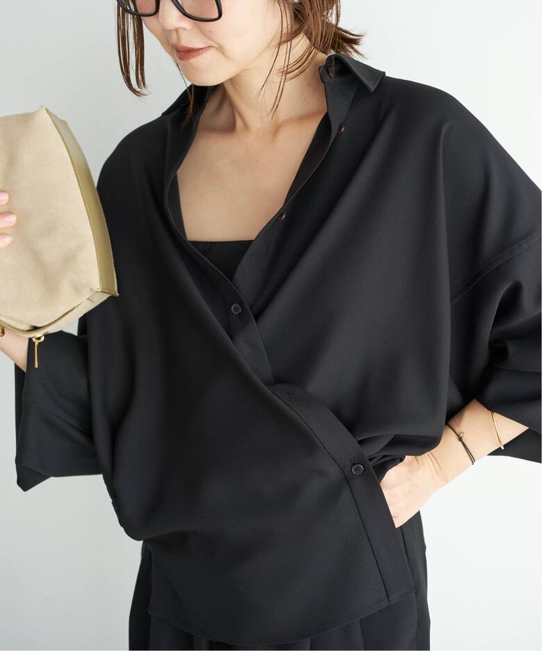 Dolman Wrap シャツ（シャツ／ブラウス）｜Plage（プラージュ）の通販 
