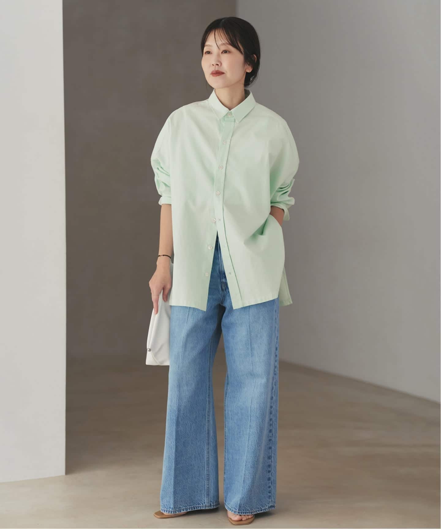 追加》Light OX Poncho シャツ（シャツ／ブラウス）｜Plage