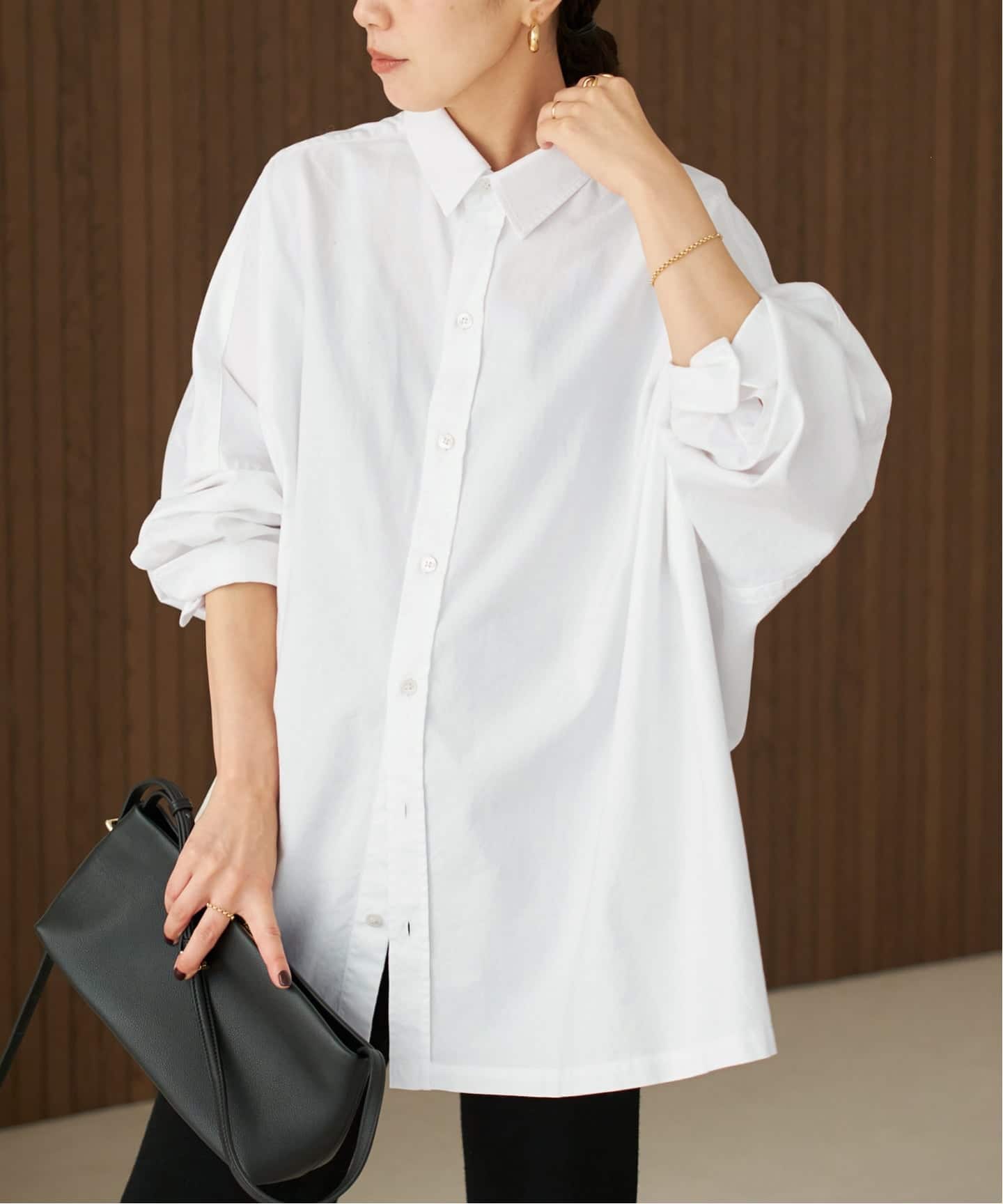 プラージュplageオフショルダー シャツ JANE SMITH / ジェーンスミス 別注 OFF SHOULDER プルオーバー（T