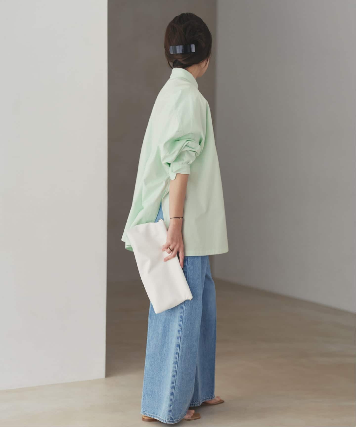 追加予約》Light OX Poncho シャツ（シャツ／ブラウス）｜Plage