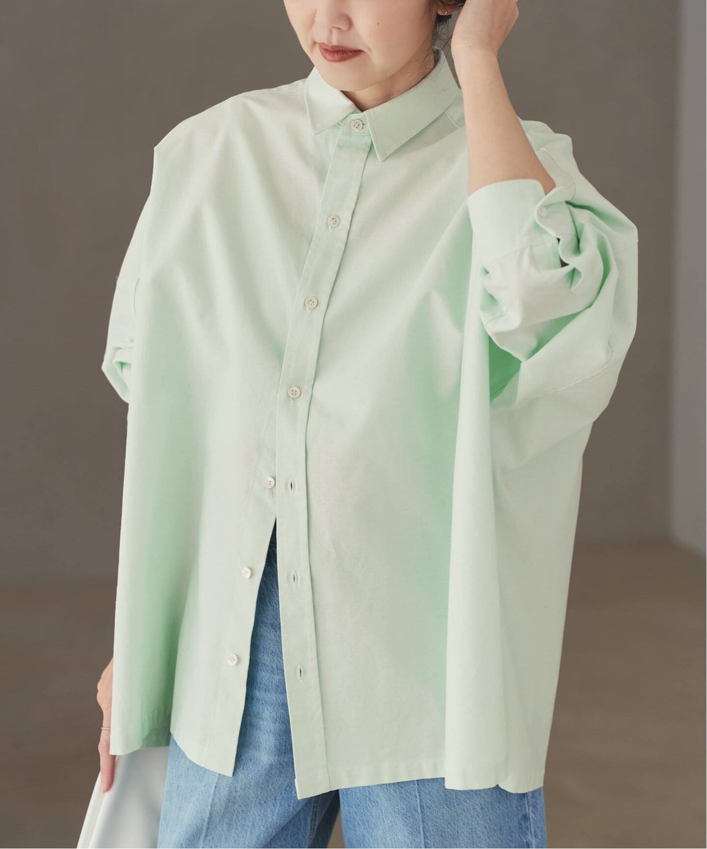 追加》Light OX Poncho シャツ（シャツ／ブラウス）｜Plage